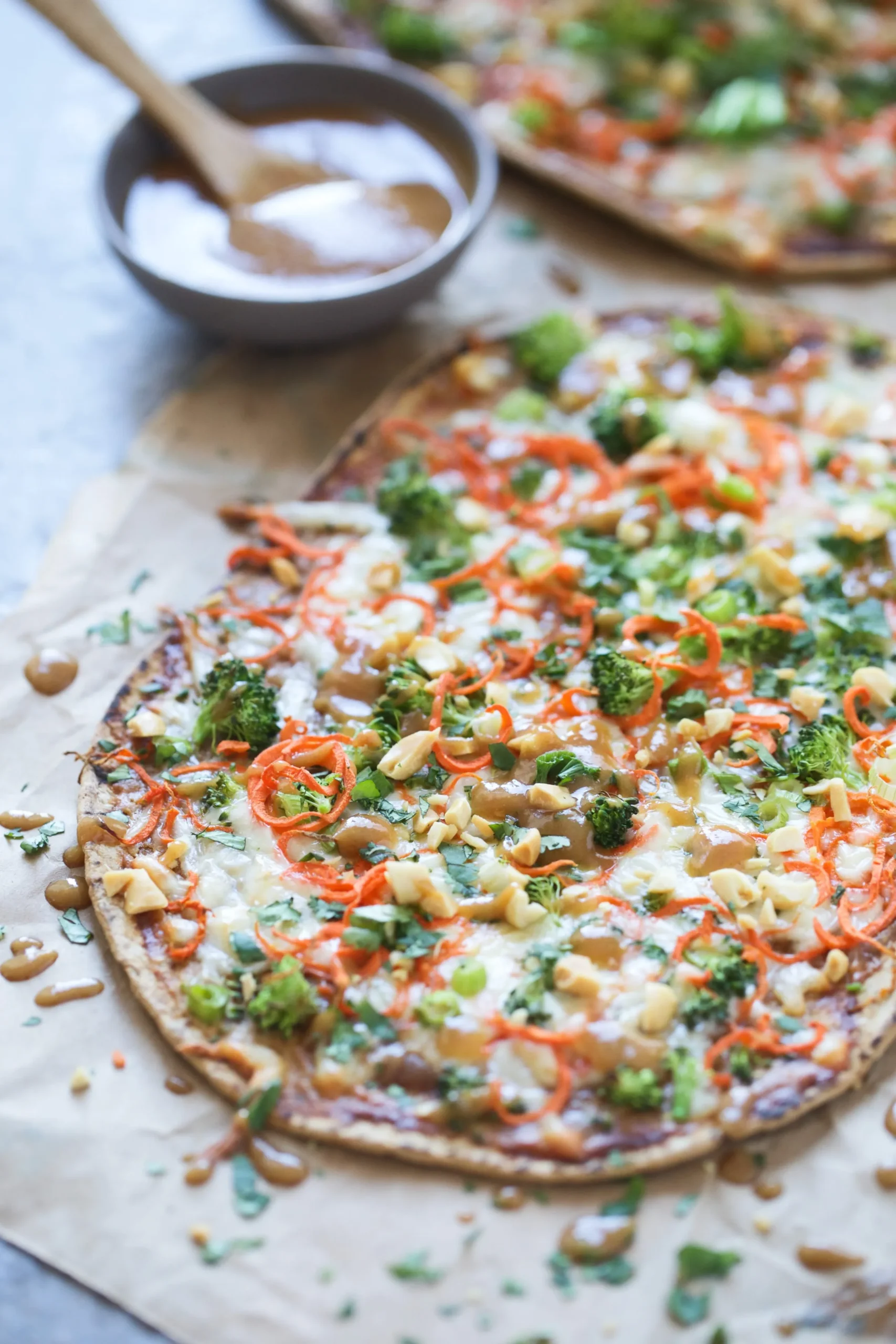 Spicy Vegetable Thai Flatbread