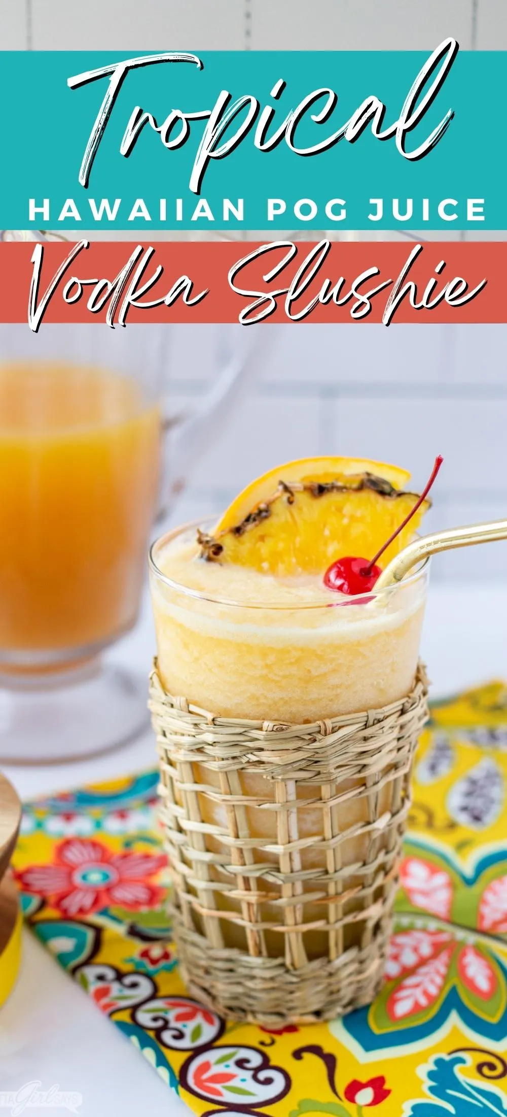 Spiked Pog Juice Vodka Slushie