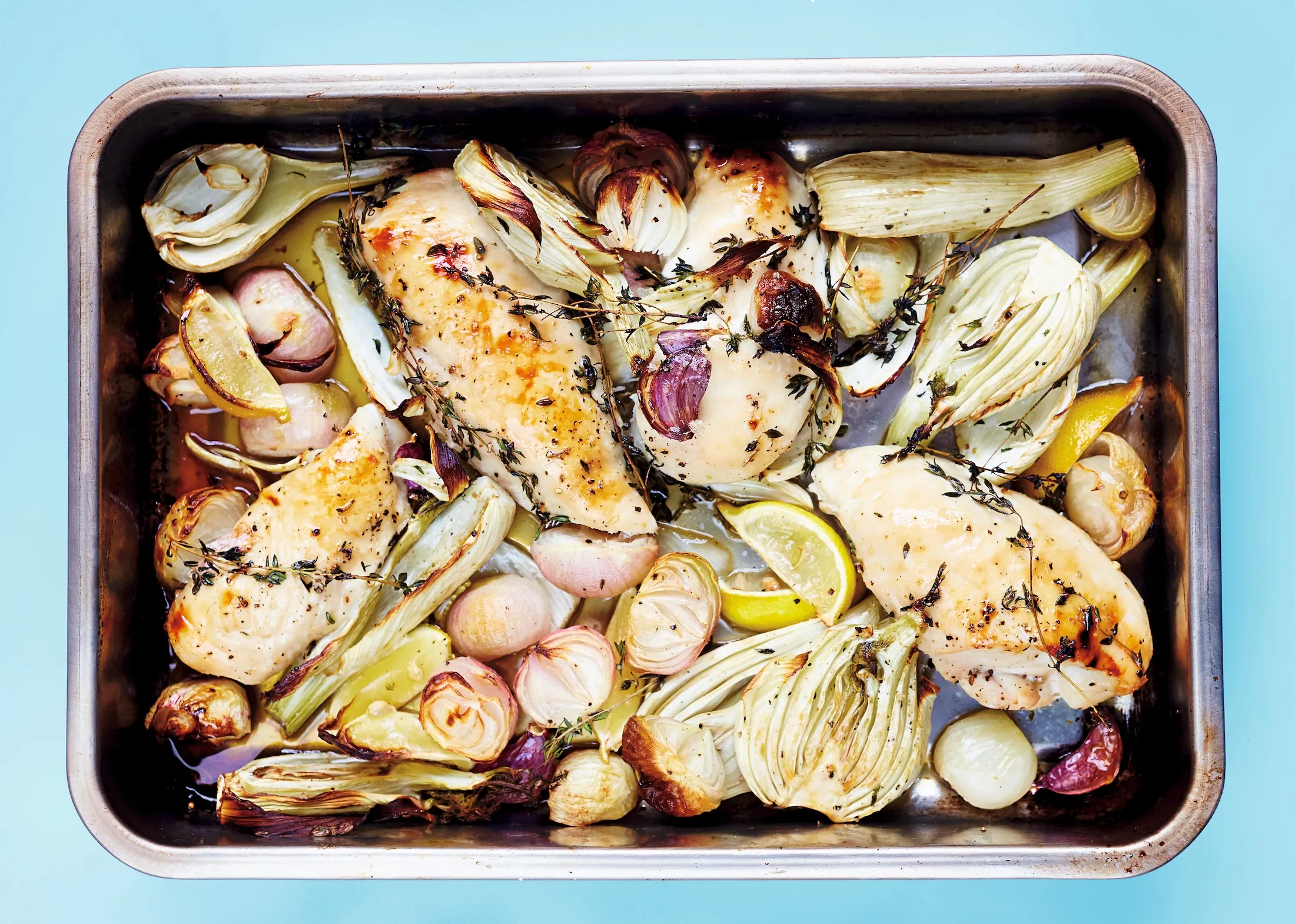 Spring Roasted Fennel Chicken
