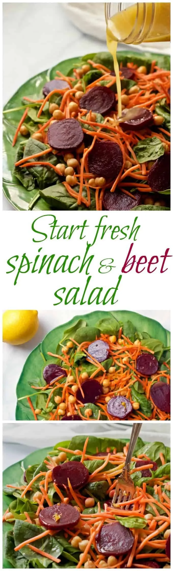Start Fresh Spinach Beet Salad