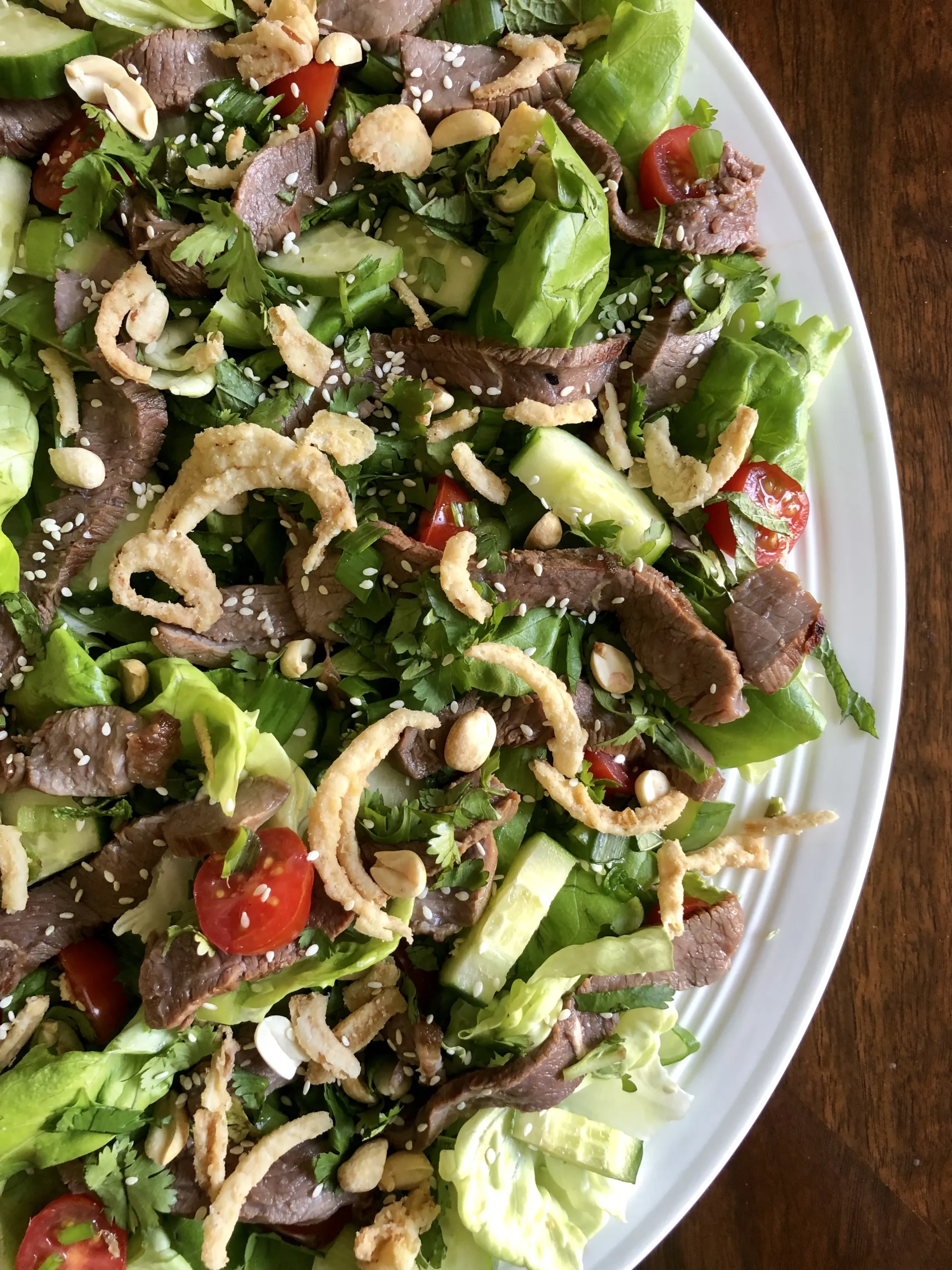 Steak and Onion Salad