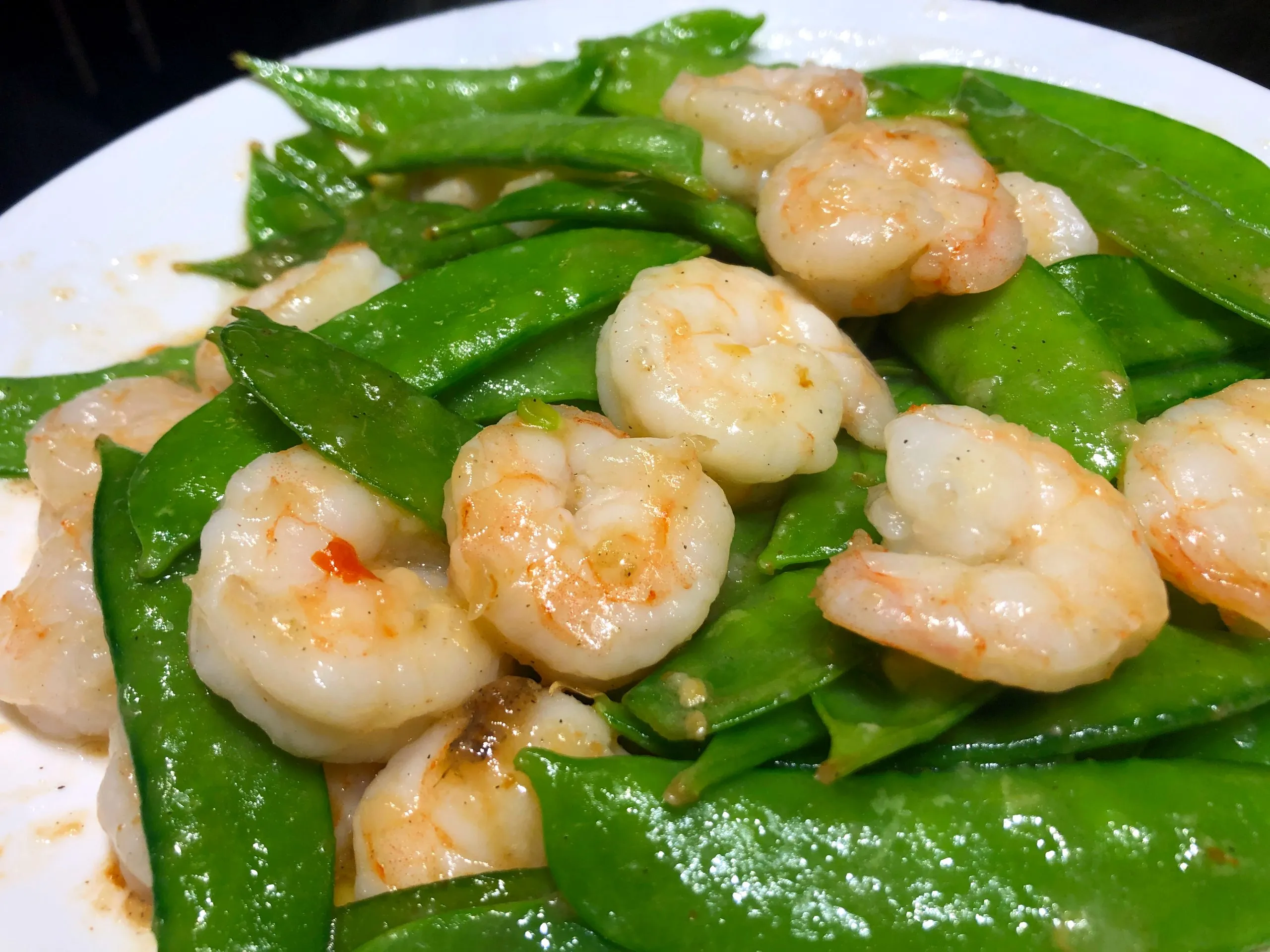 Stir Fry Shrimp with Snow Peas