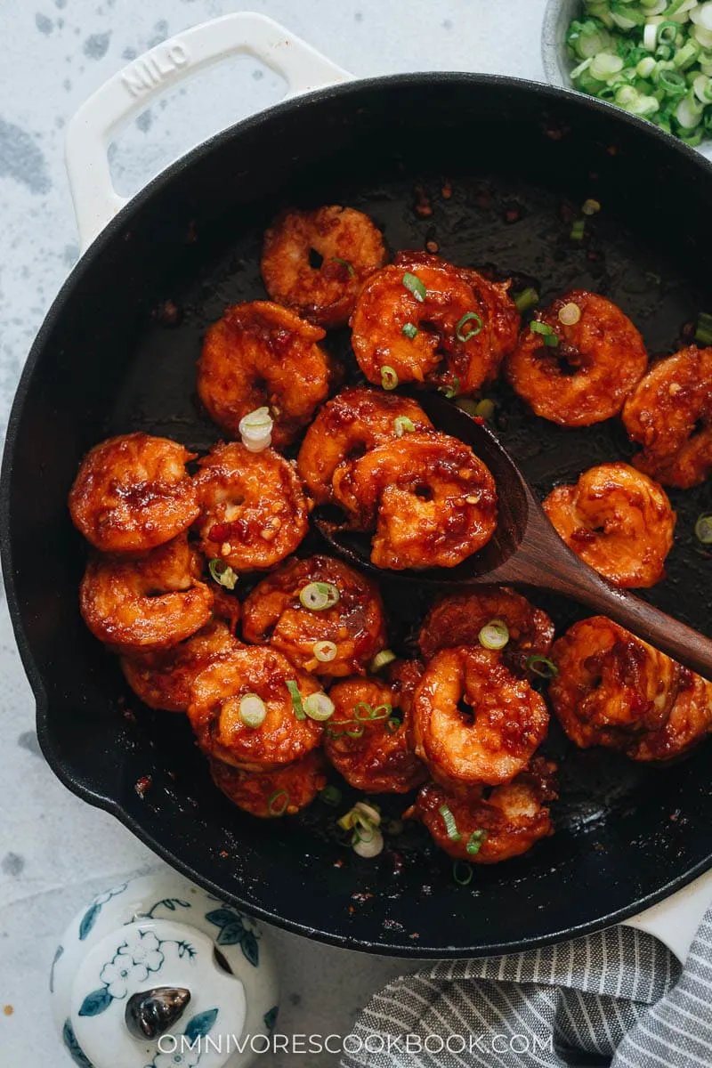 Stir Fry Shrimp with Thai Roasted Chili Paste