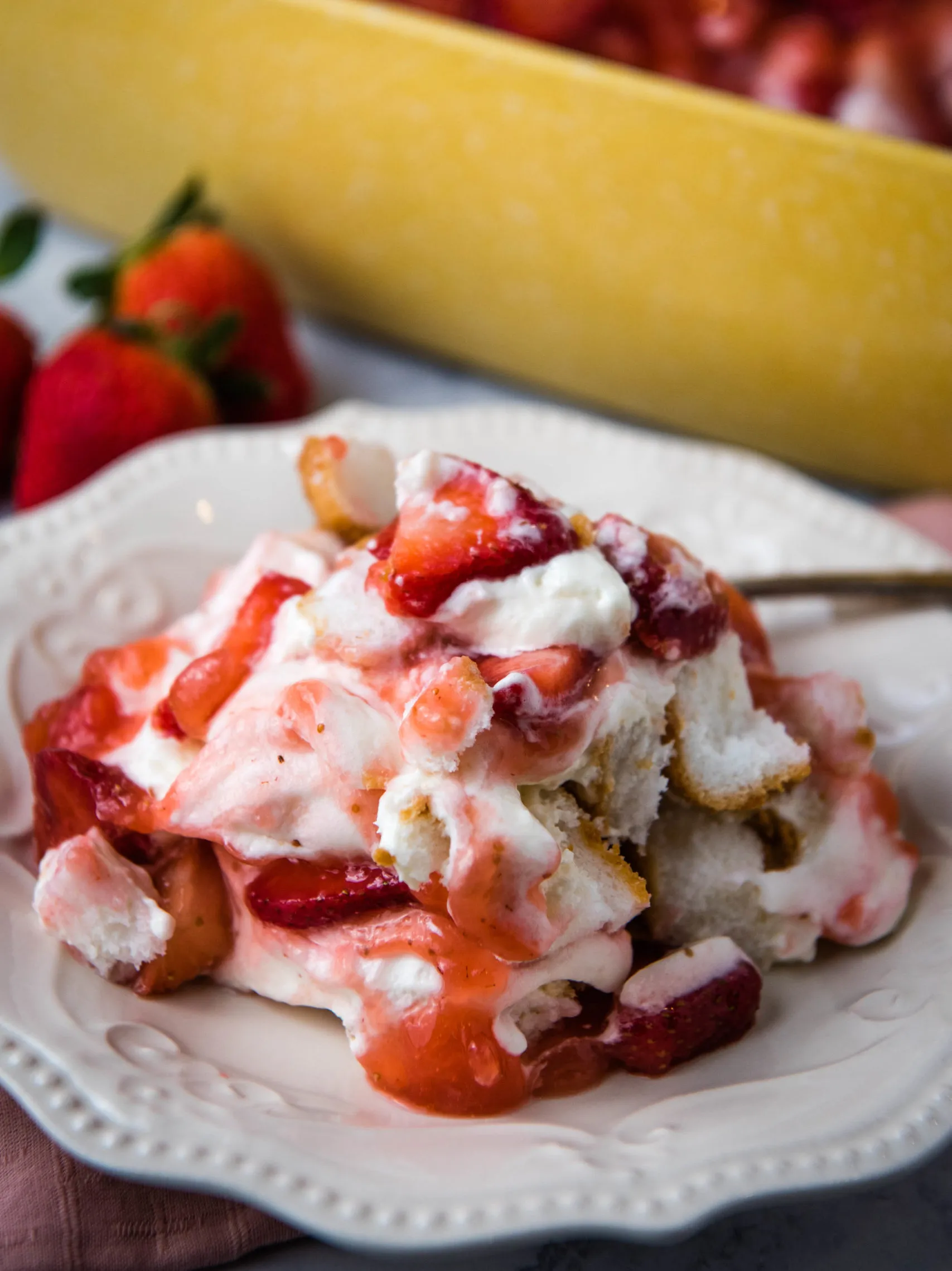 Strawberry Angel Food Delight