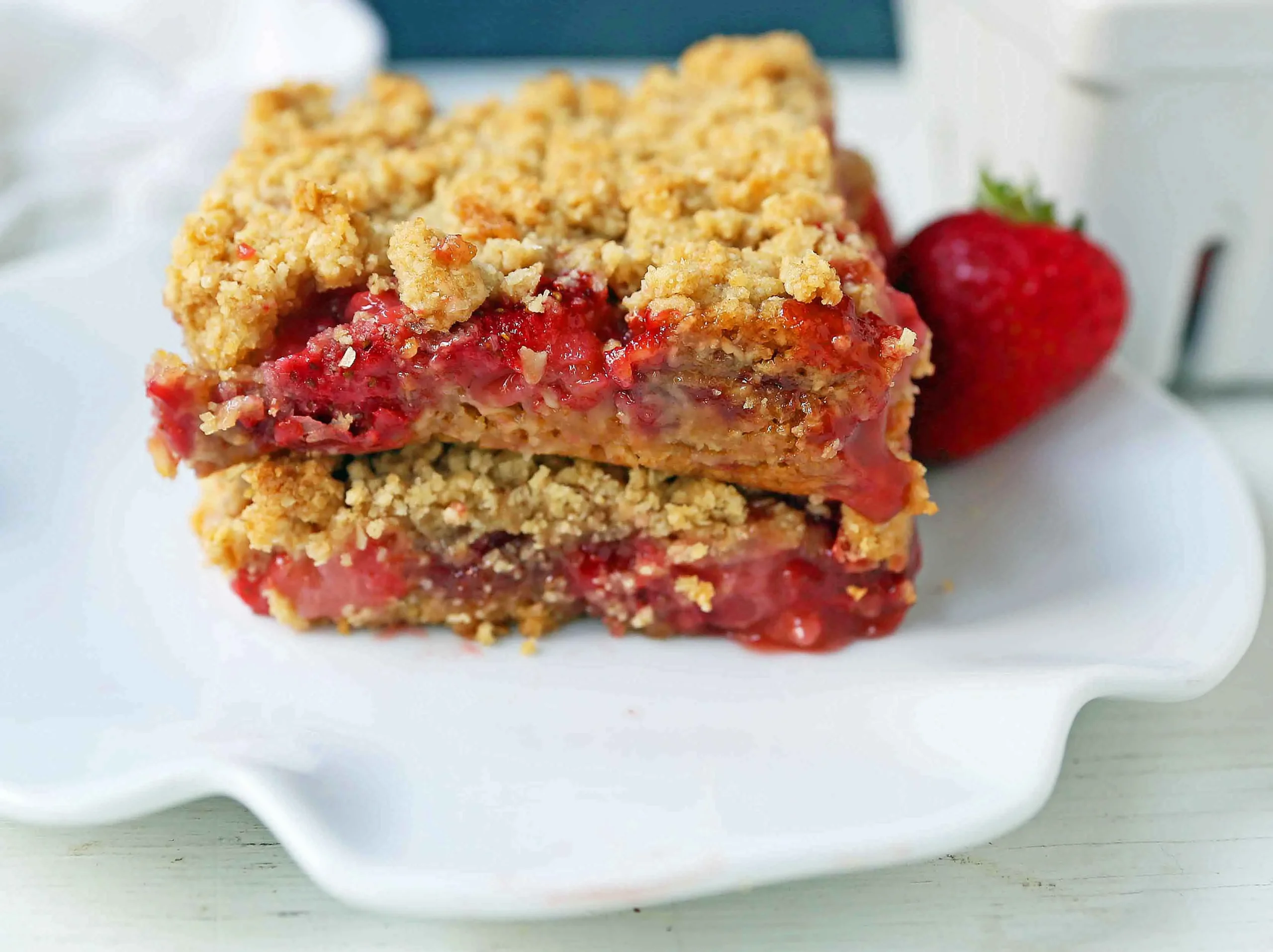 Strawberry Oatmeal Jam Bars