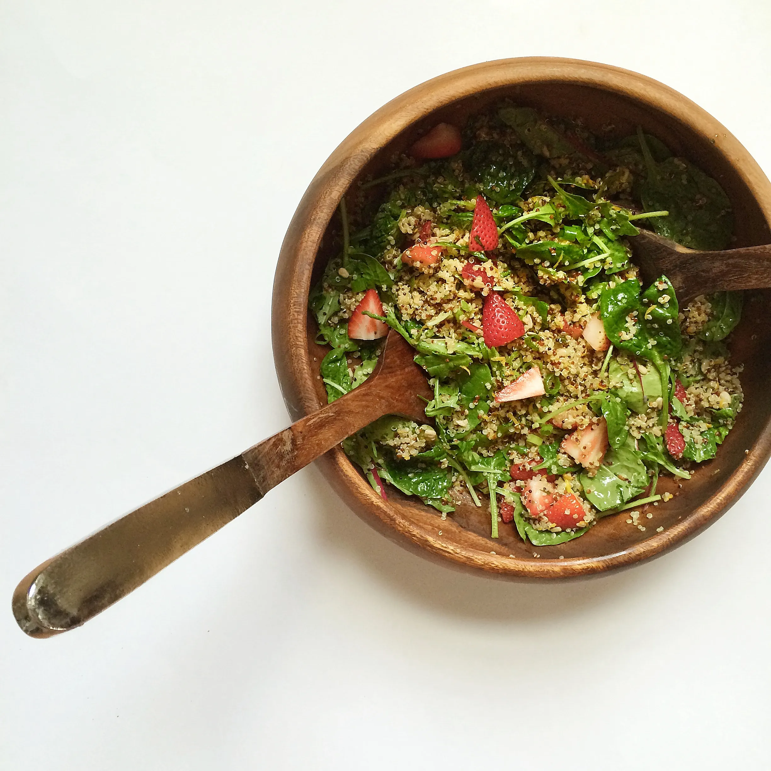 Strawberry Quinoa Salad with Orange Vinaigrette