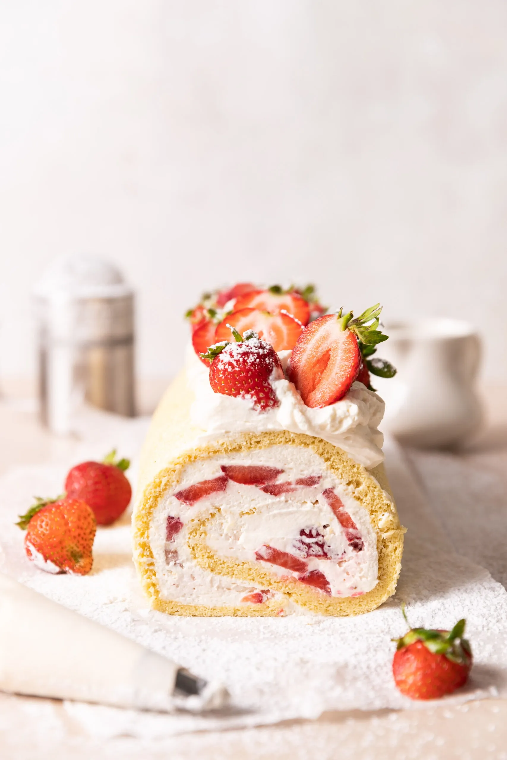 Strawberry Shortcake Swiss Roll