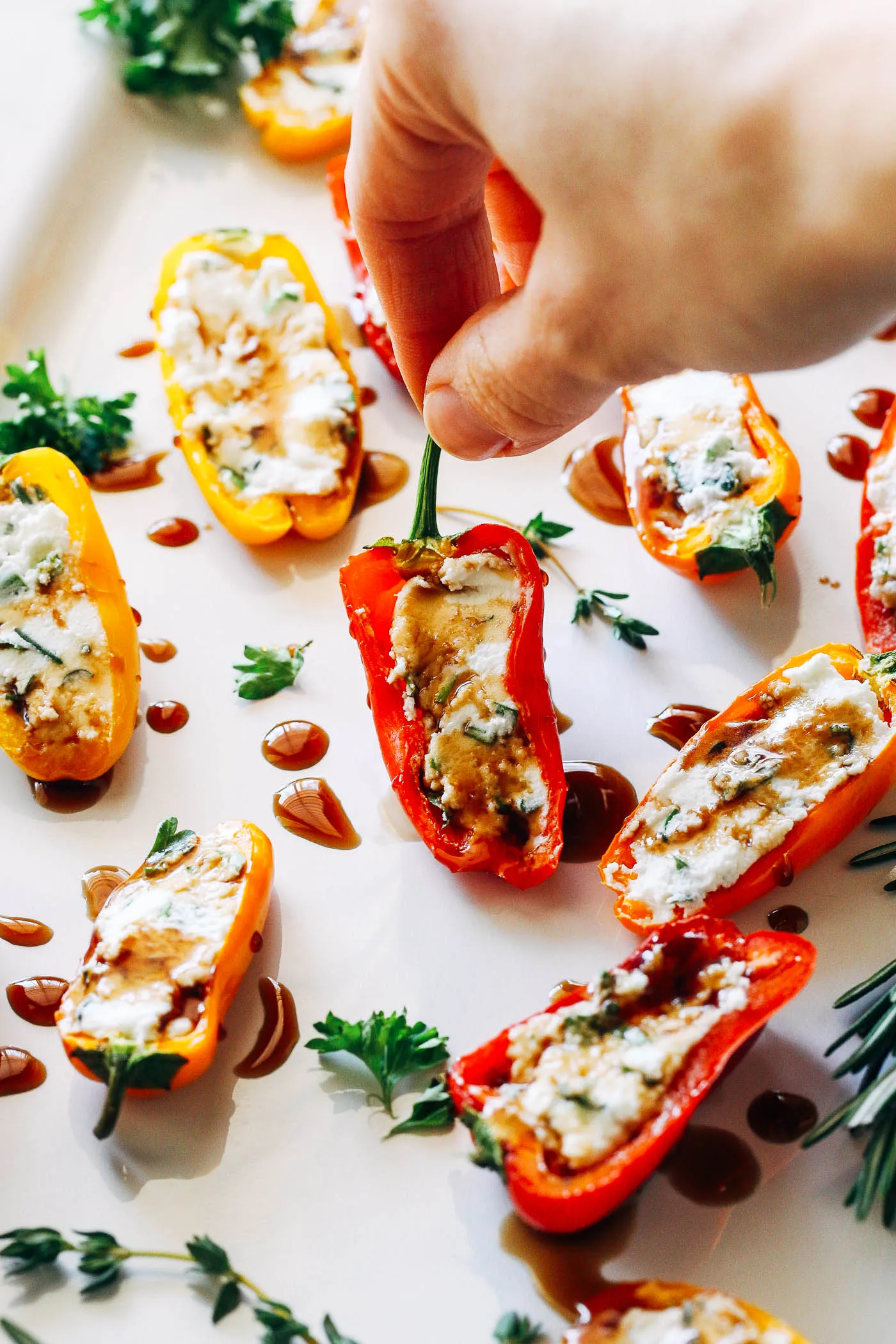 Stuffed Mini Sweet Peppers