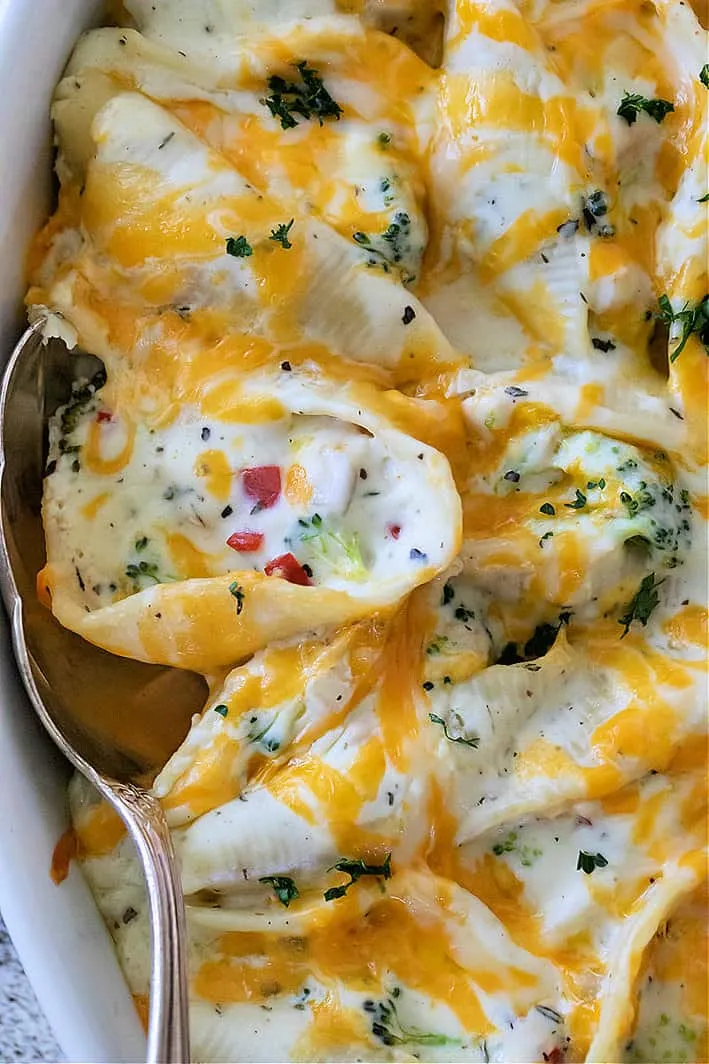 Stuffed Shells Tuna Casserole