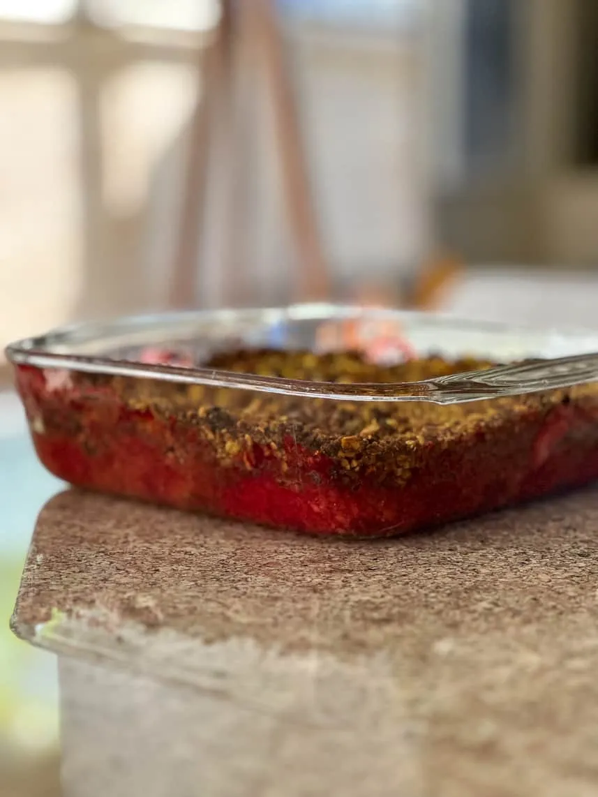 Summer Berry Crisp No Sugar Added