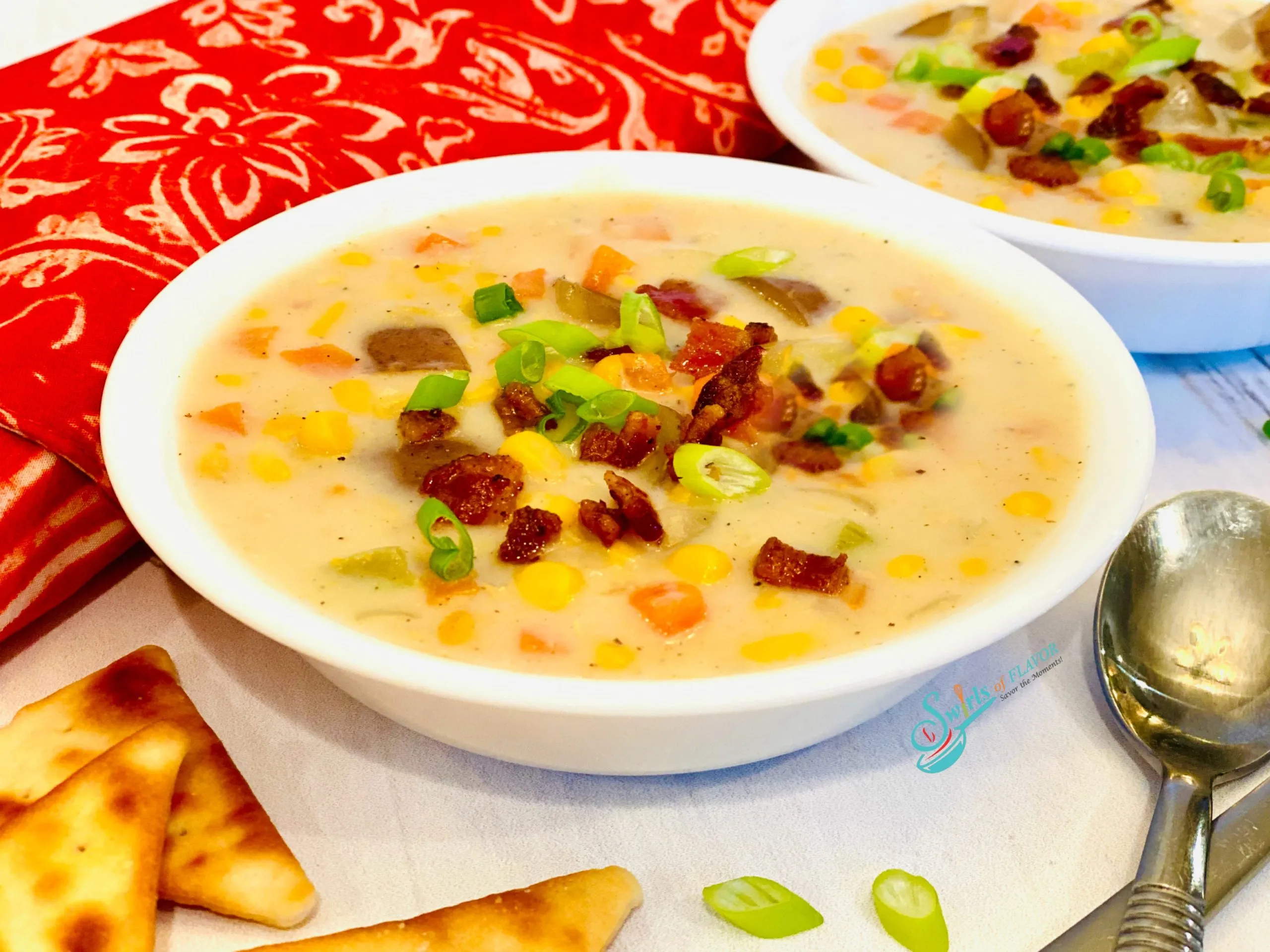 Summer Corn Bacon and Potato Chowder