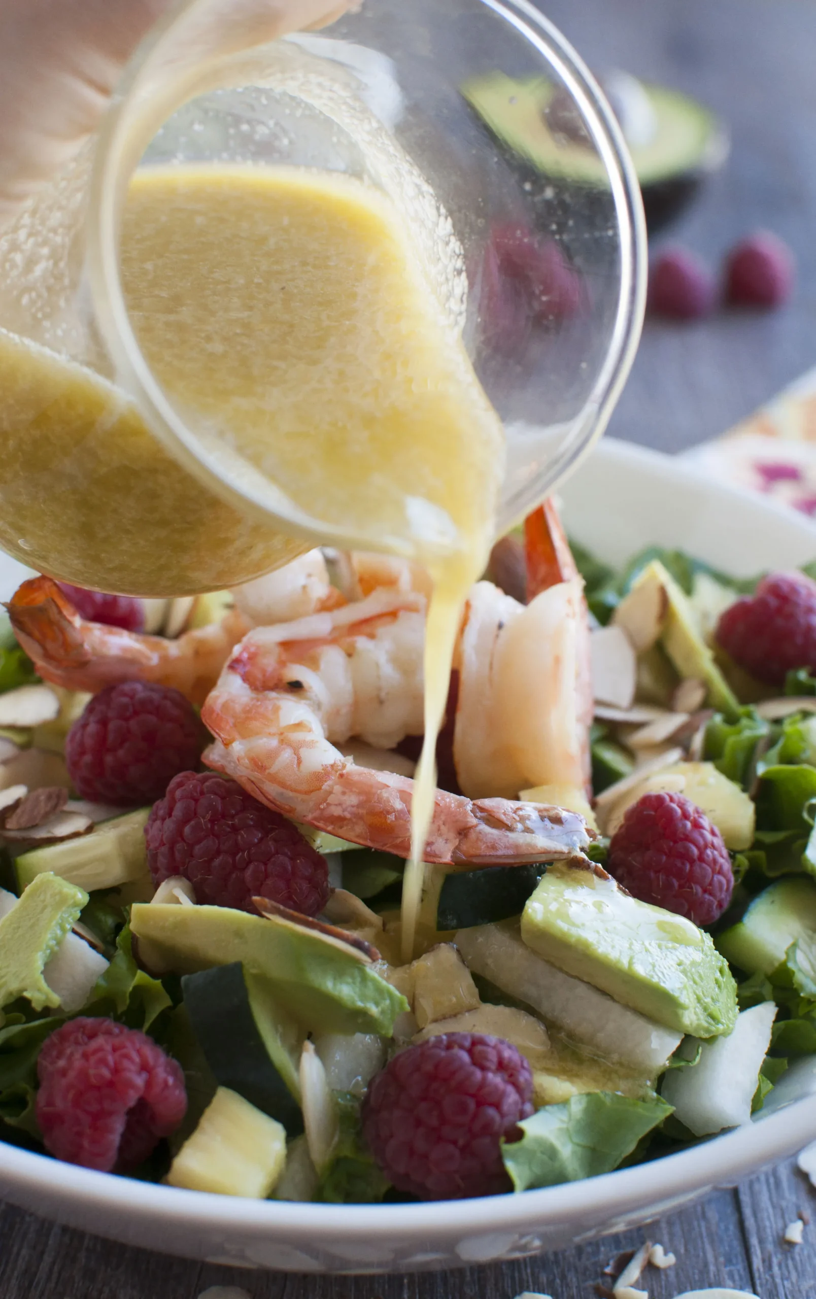 Summer Salad with Homemade Dressing