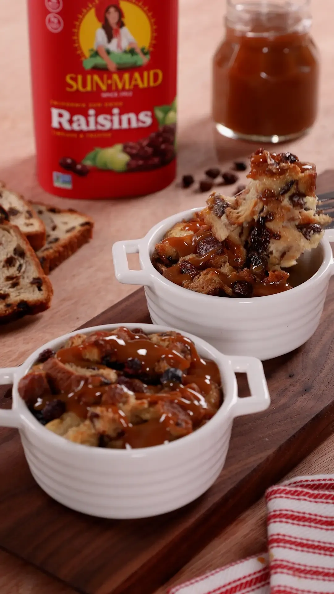 SunMaid Raisin Bread Pudding