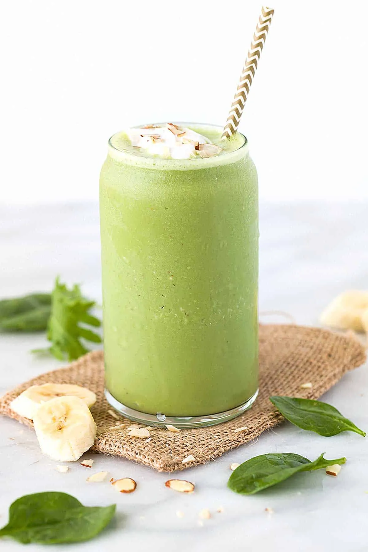 Super Green Smoothie with Matcha Tea