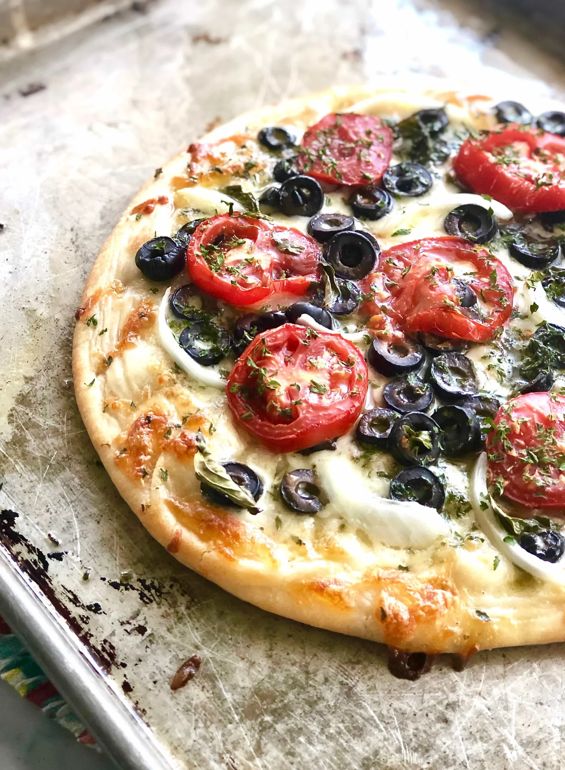 Super Simple Olive Oil Herb Flatbread