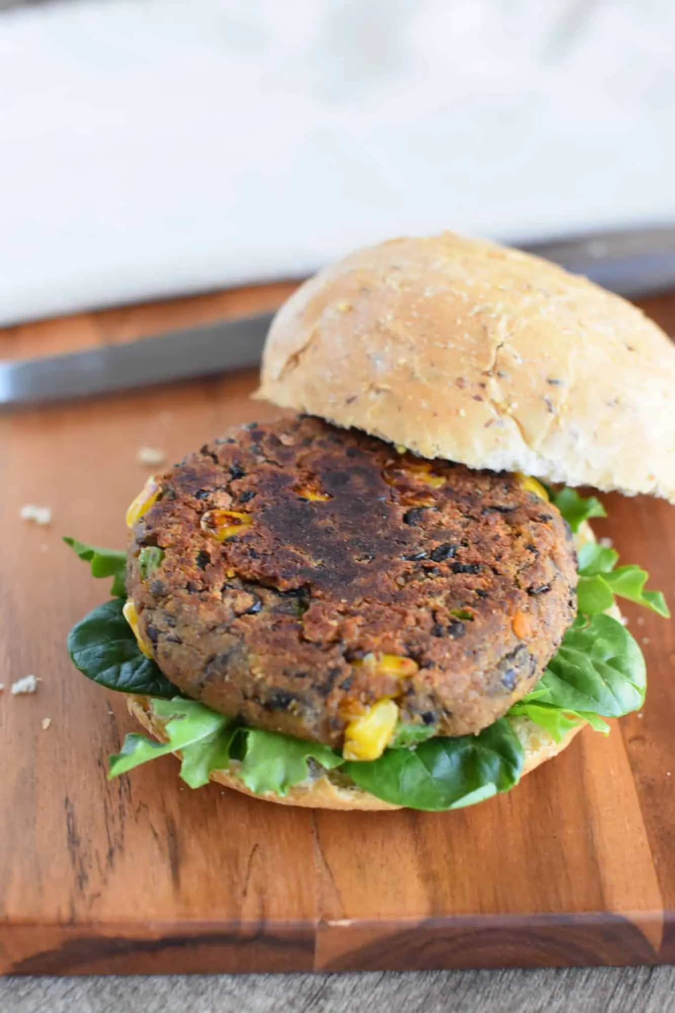 Sweet Potato Black Bean Burgers (Vegan, GF)