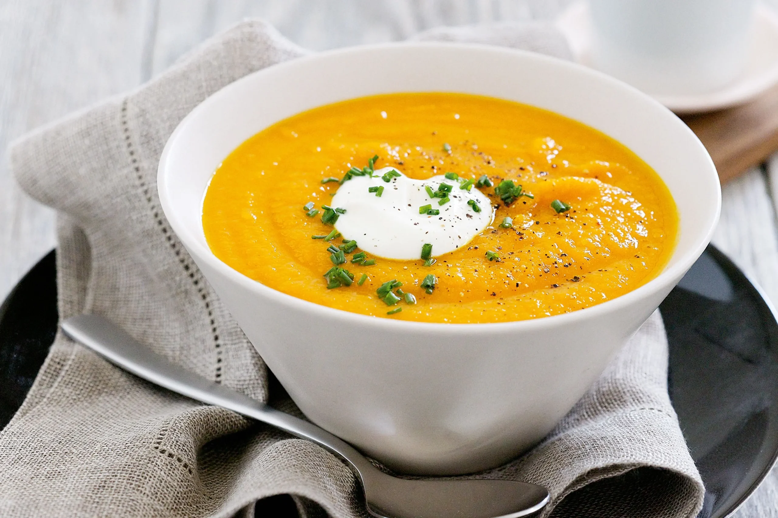 Sweet Potato Carrot Ginger Soup