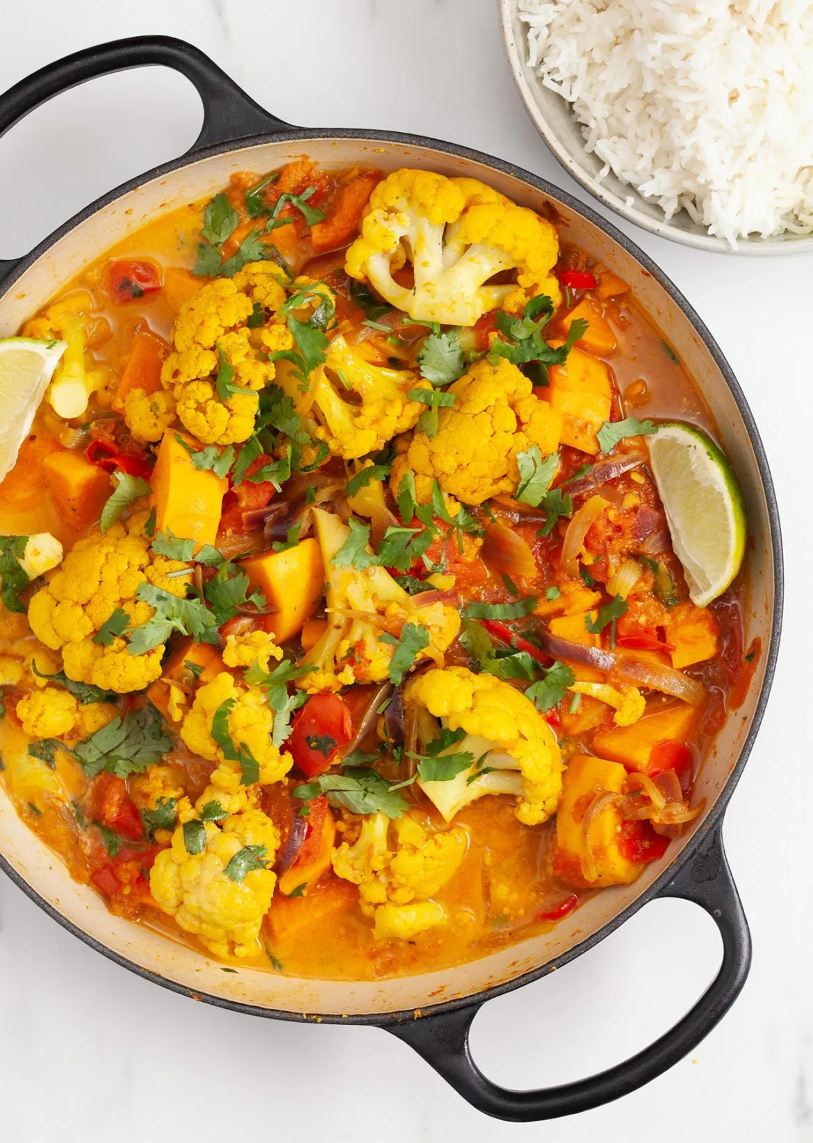 Sweet Potato Cauliflower Curry