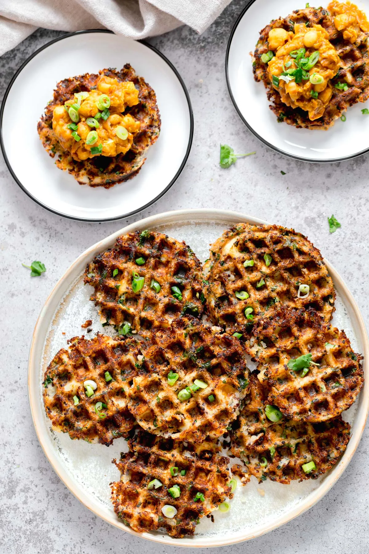Sweet Potato Pineapple Quinoa Waffles