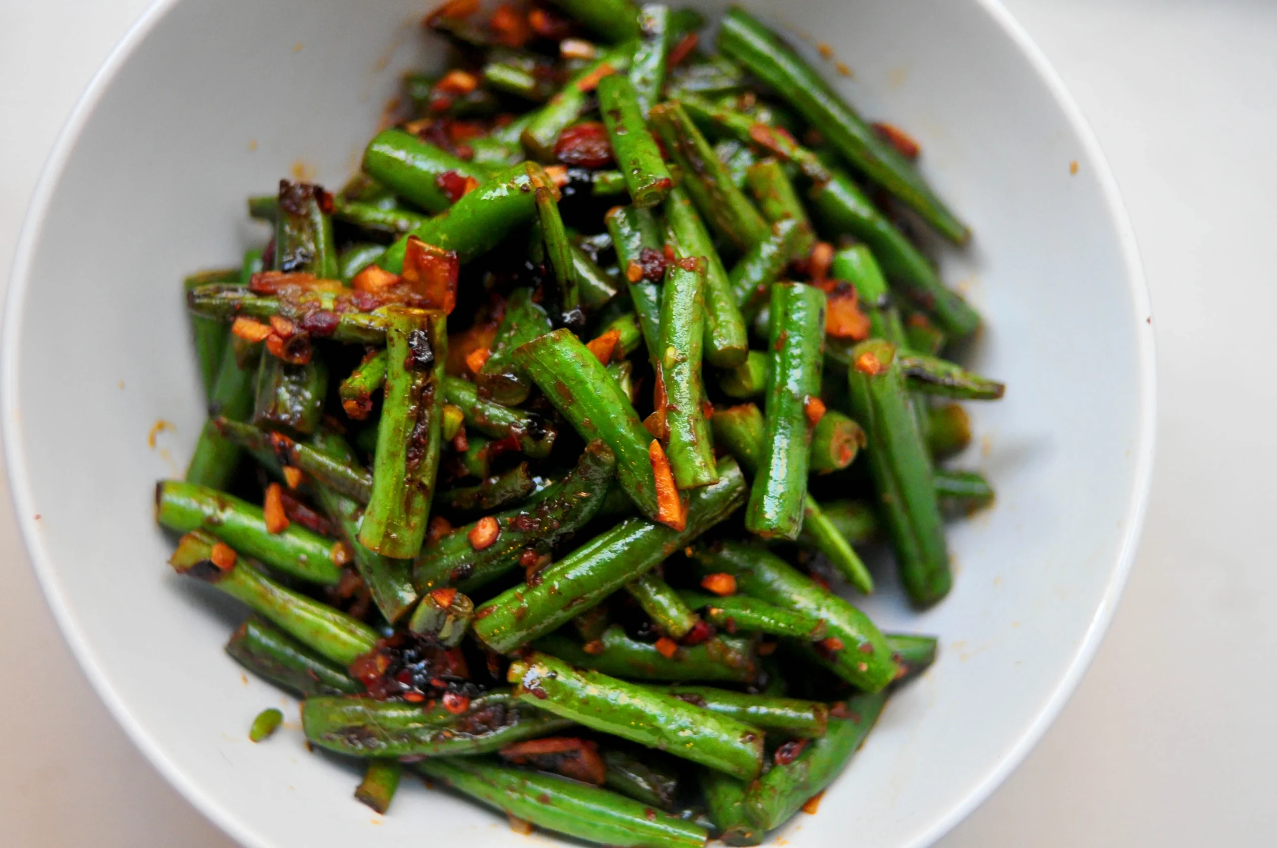 Sweet Spicy Green Beans