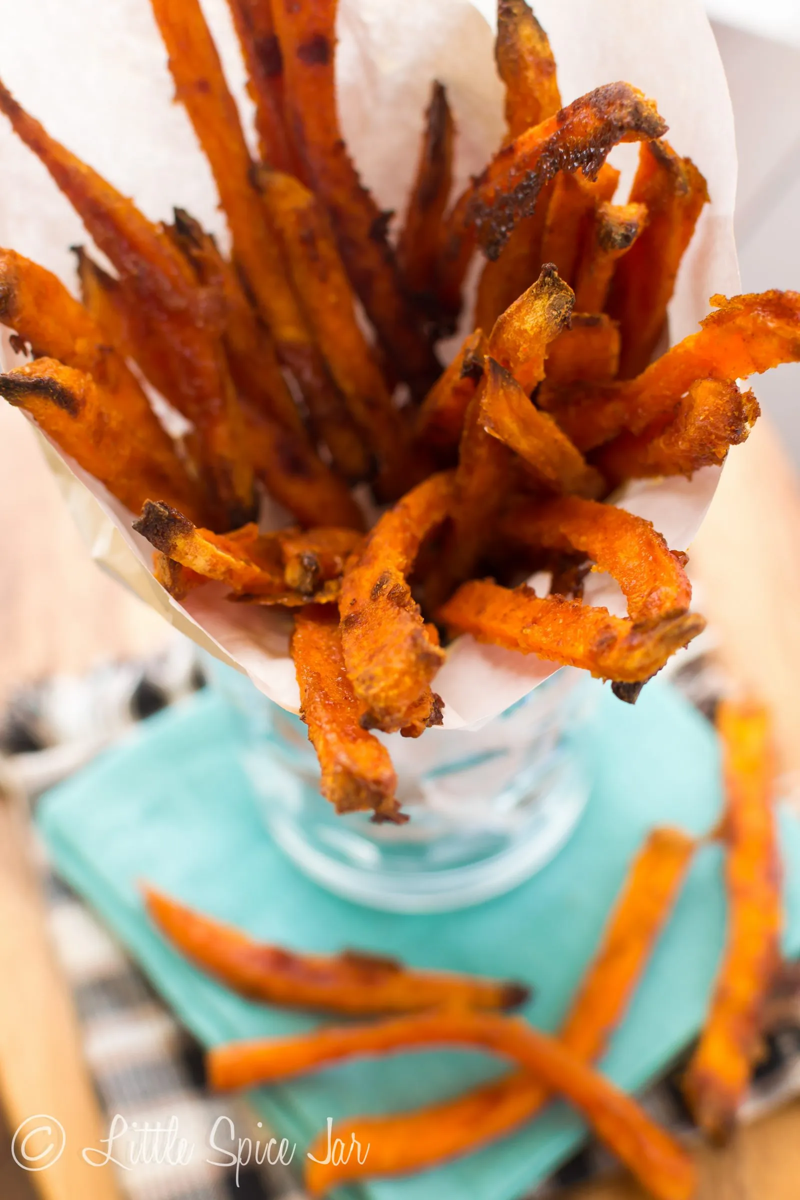 Sweet Spicy Seasoned Sweet Potato Fries