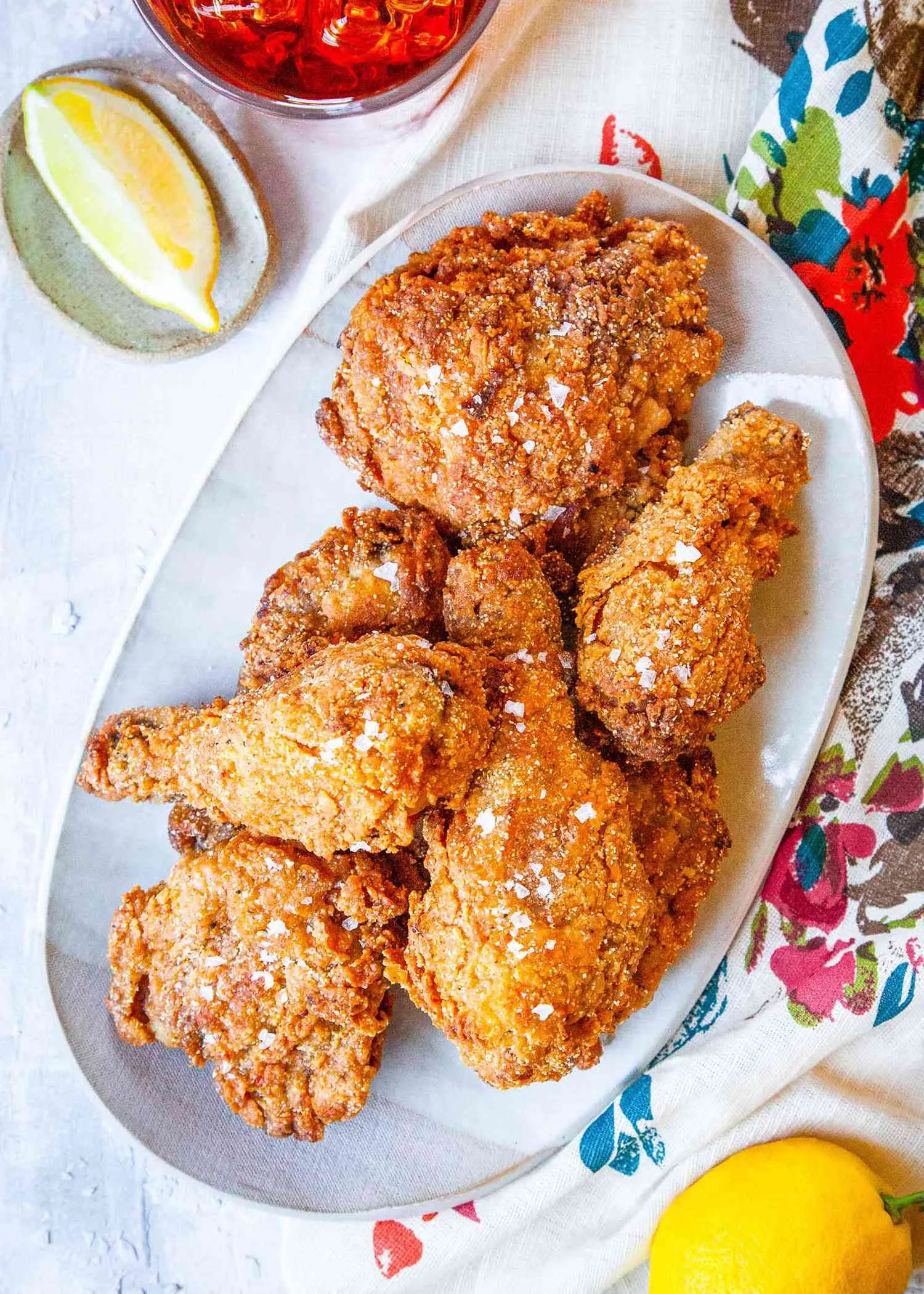 Sweet Tea Oven Fried Chicken