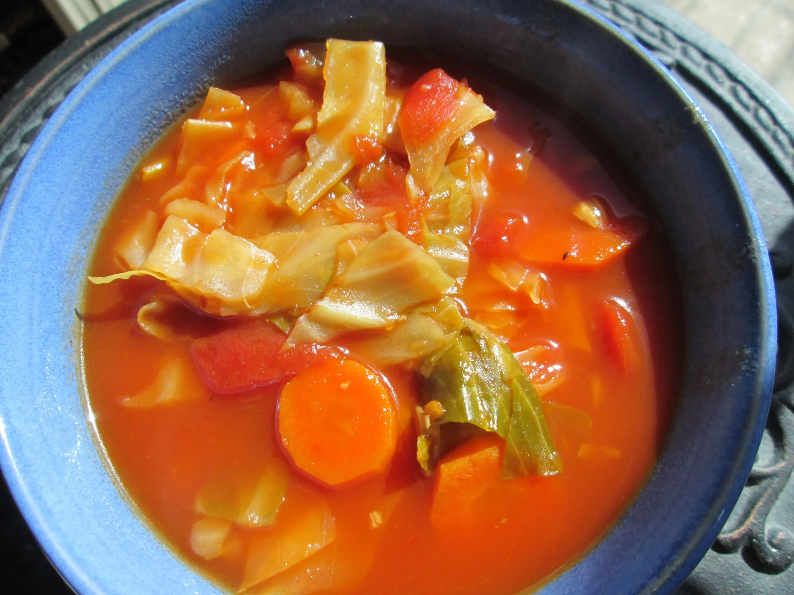 Sweet and Sour Cabbage Soup