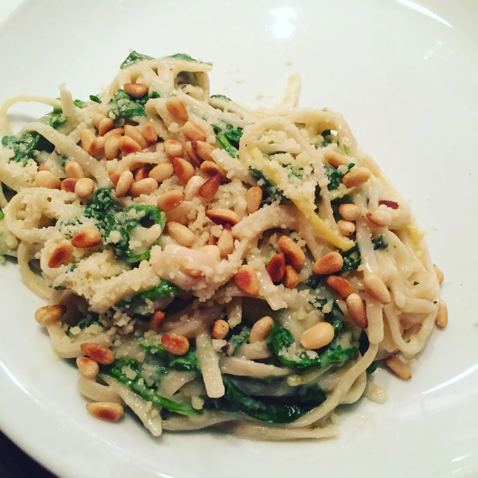 Tagliatelle with Arugula and Lemon Cream