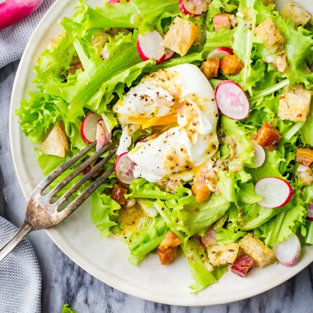 Tangy Frisee Lardons Salad