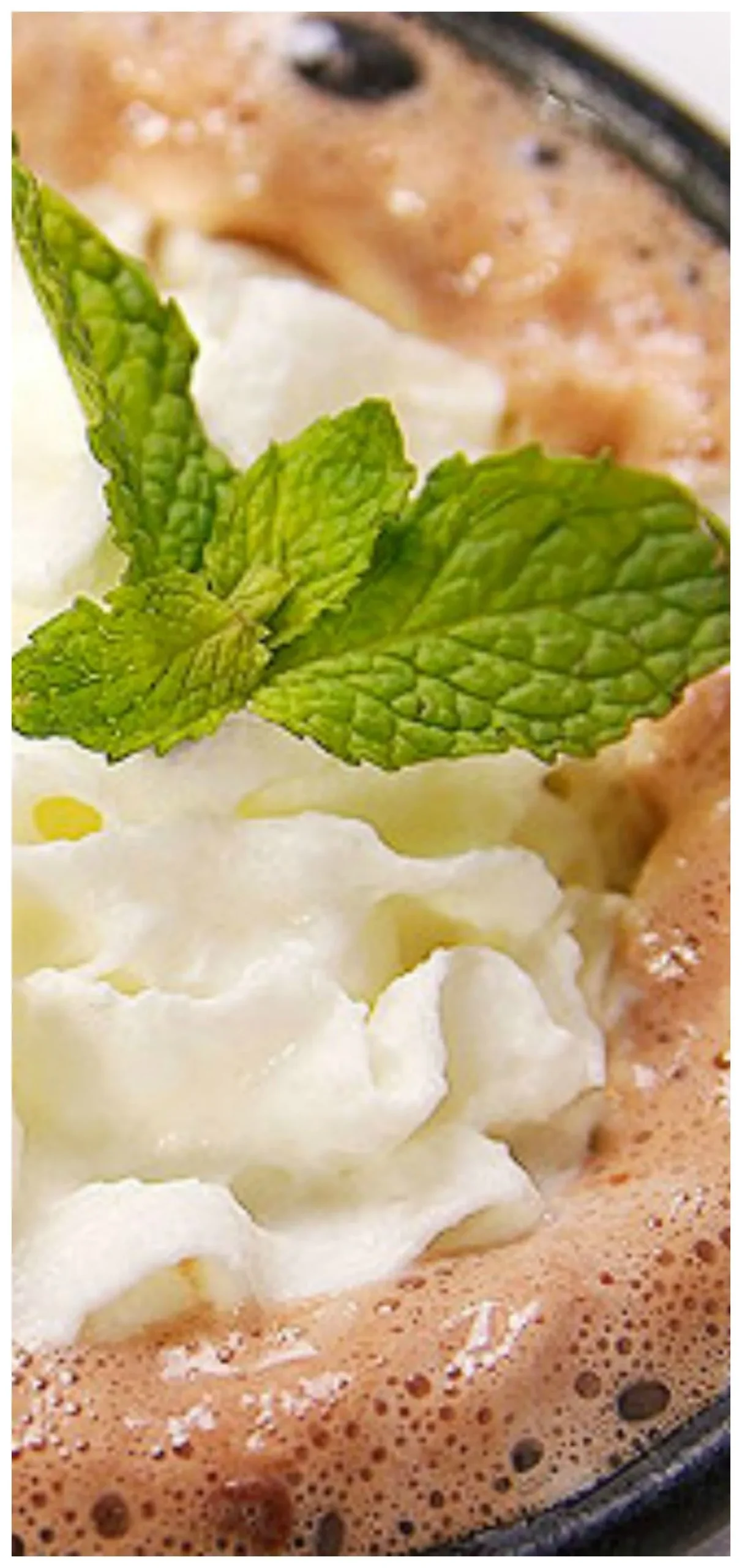 Tequila Mint Hot Chocolate