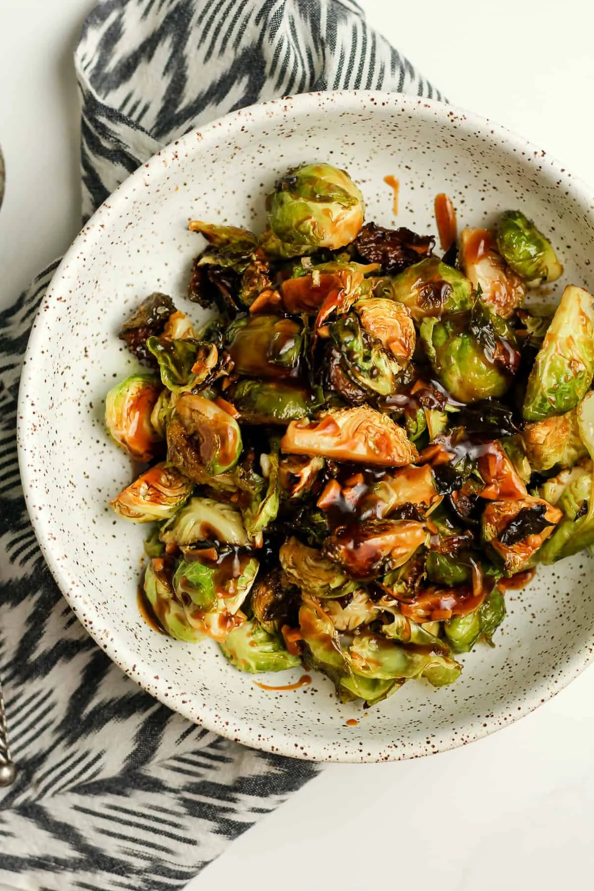Teriyaki Glazed Brussels Sprouts