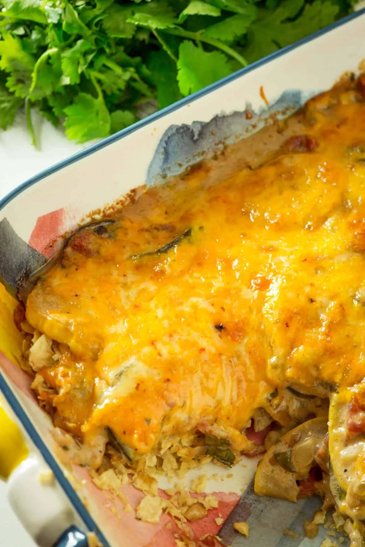Tex Mex Summer Squash Casserole