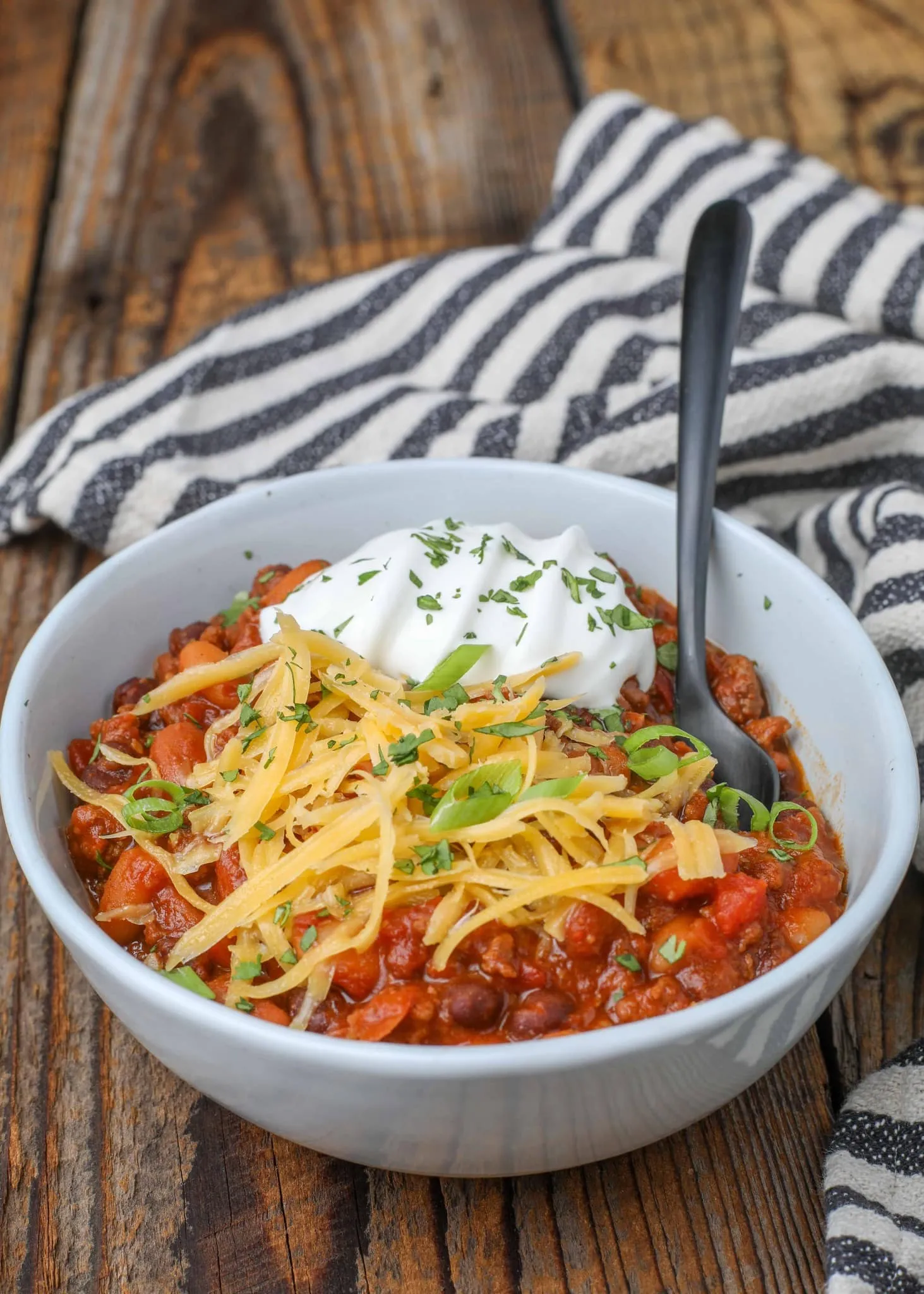 Three Bean Fiesta Chili