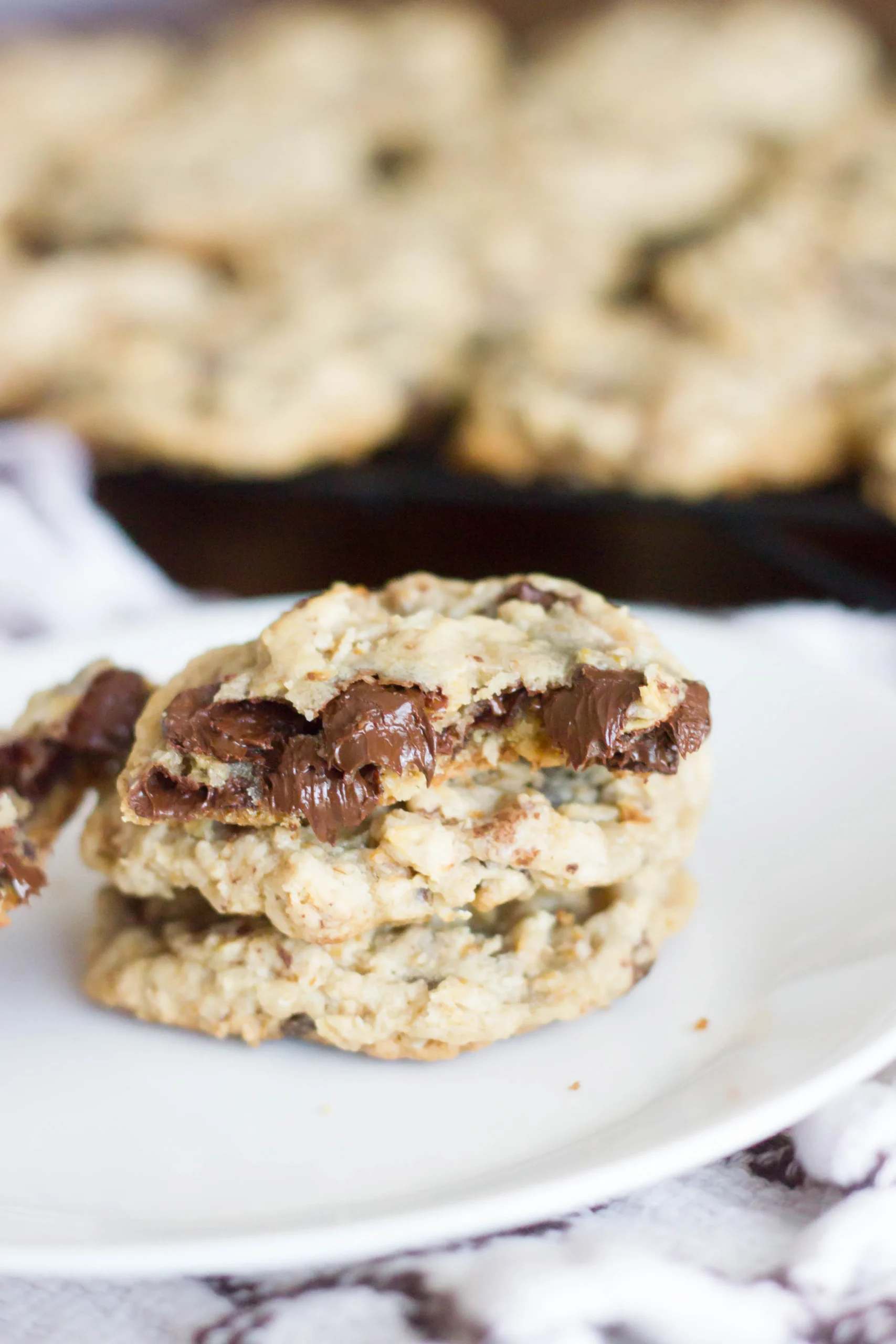 Toasted Oatmeal Chocolate Chip Cookies