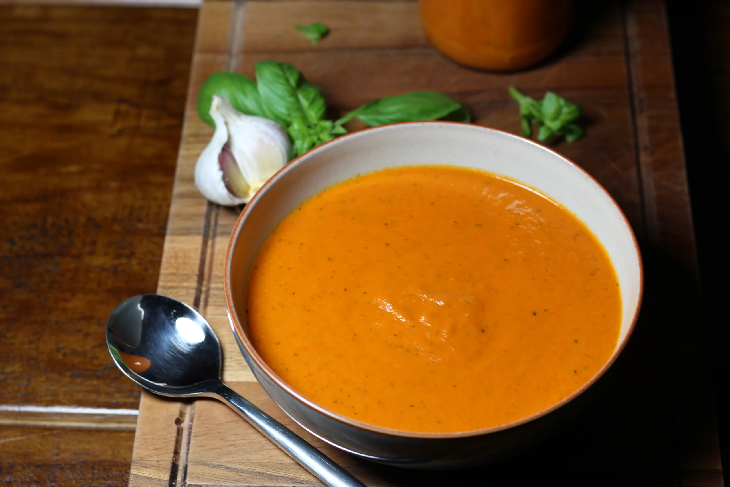 Tomato Basil Red Pepper Soup