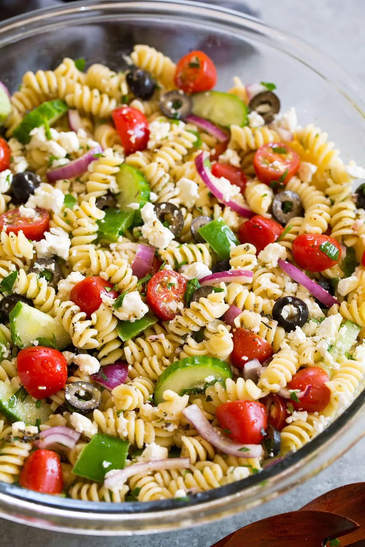 Tomato Feta Pasta Salad