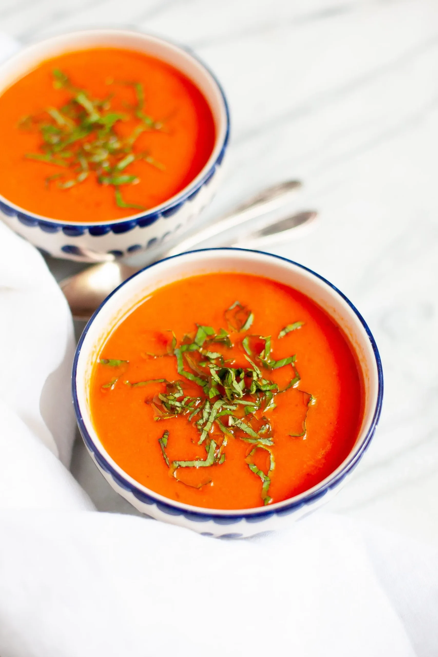 Tomato Soup with Fresh Tomatoes