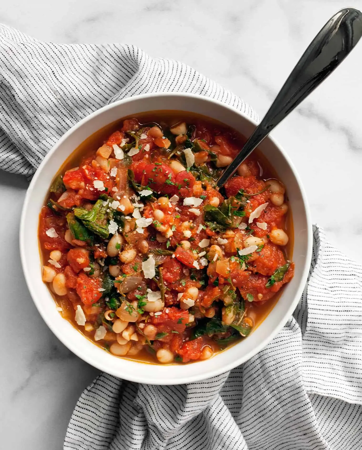 Tomato White Bean and Rosemary Soup