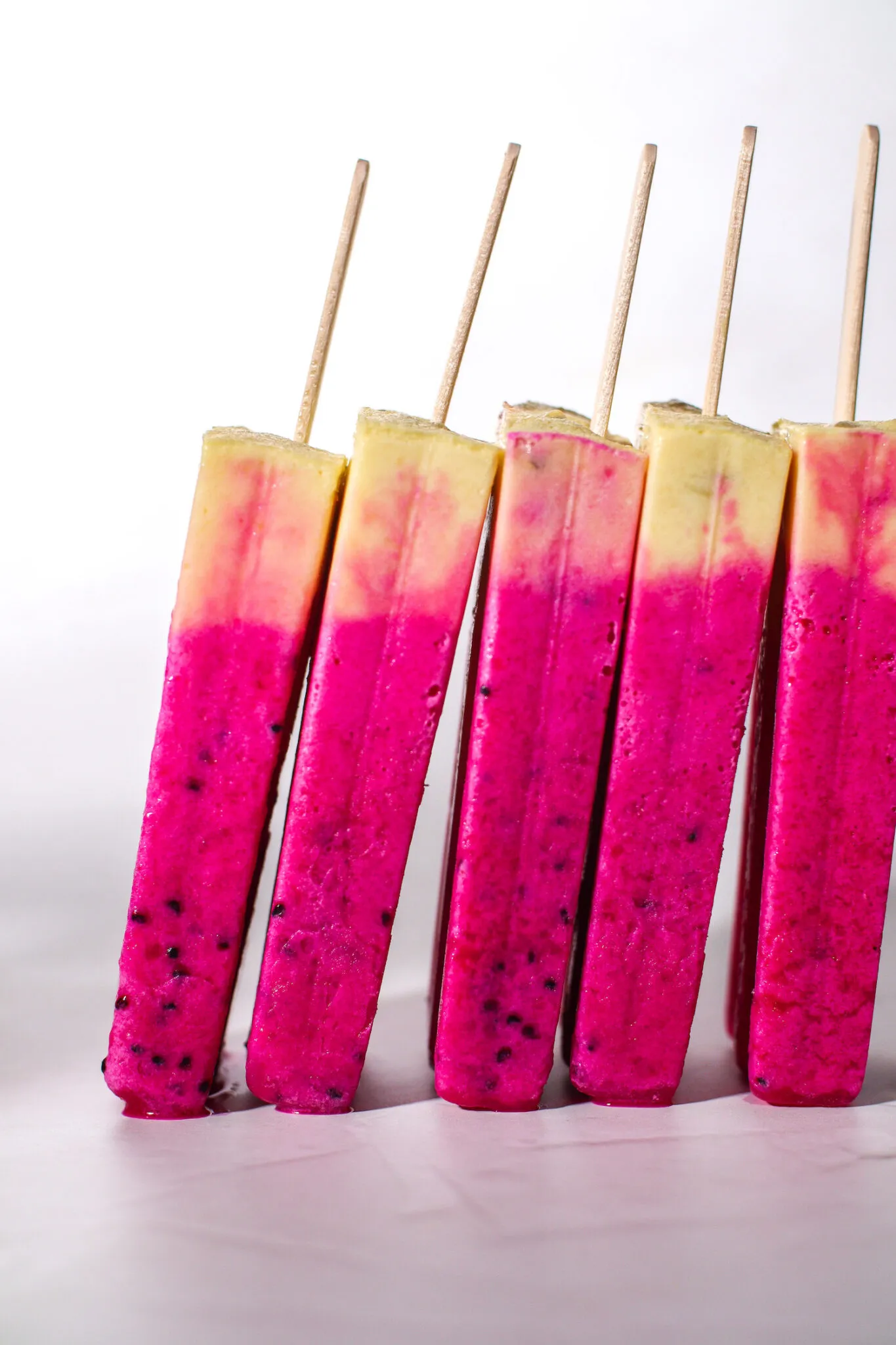 Tropical Dragon Fruit Popsicles