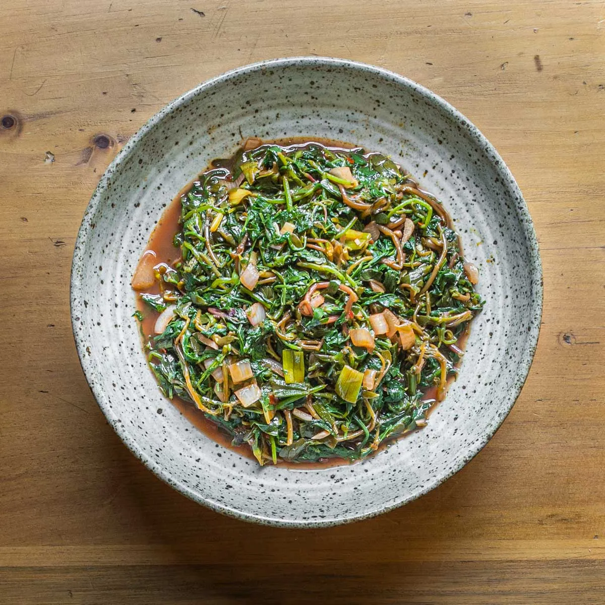 Tsigarelli Wild Greens with Paprika