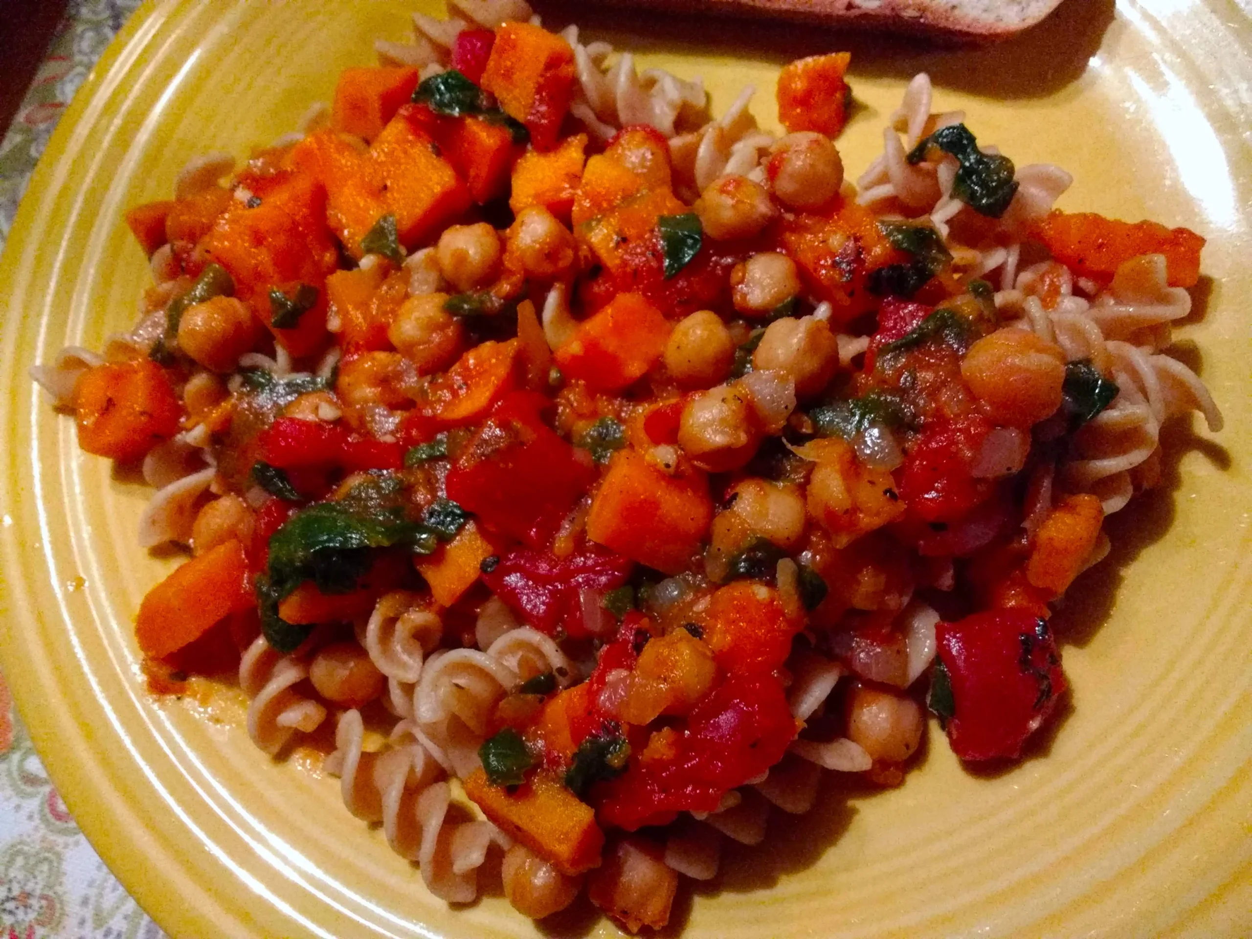 Tunisian Chickpeas w Sweet Potatoes and Greens