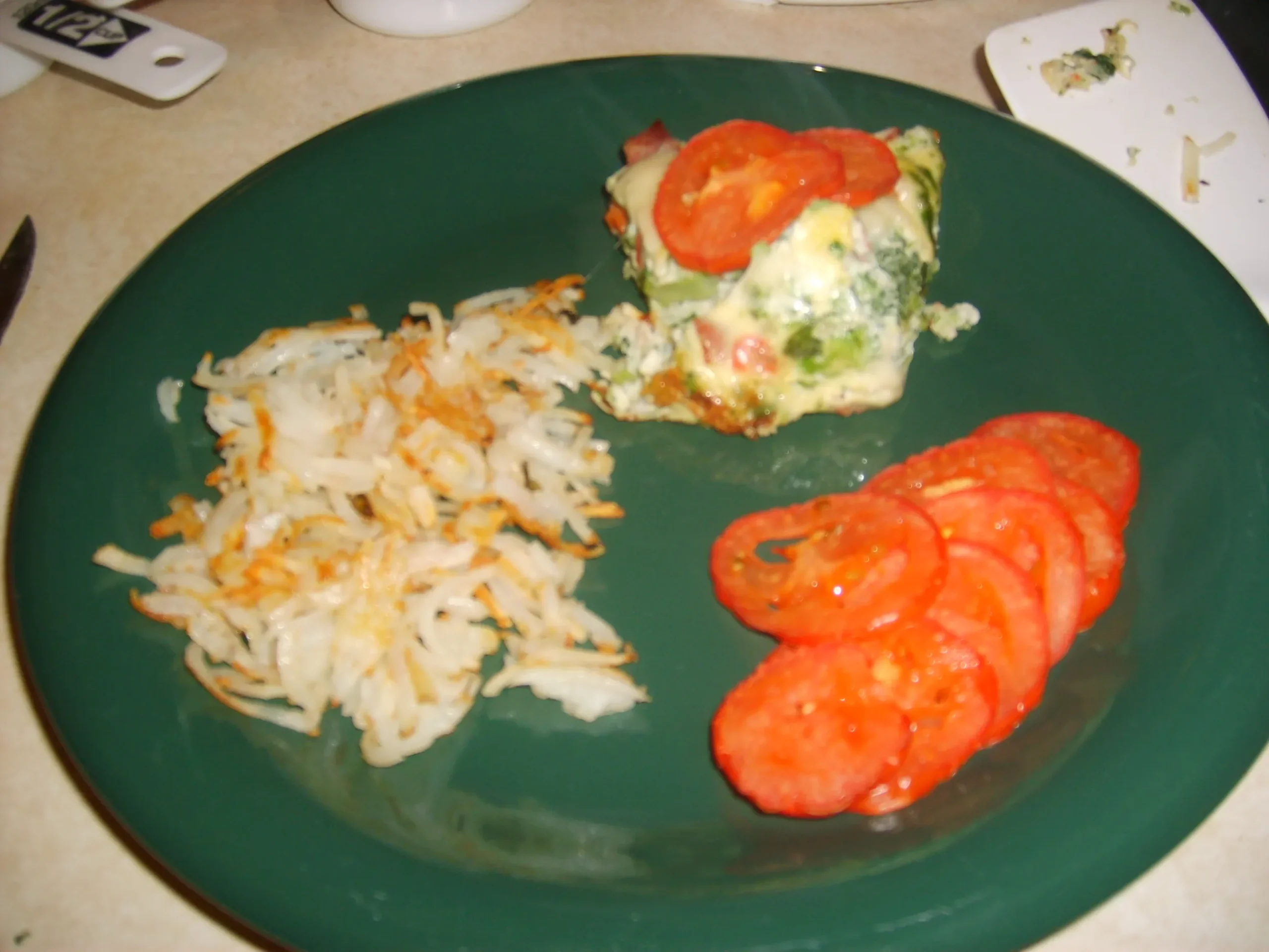 Turkey Bacon Crustless Quiche