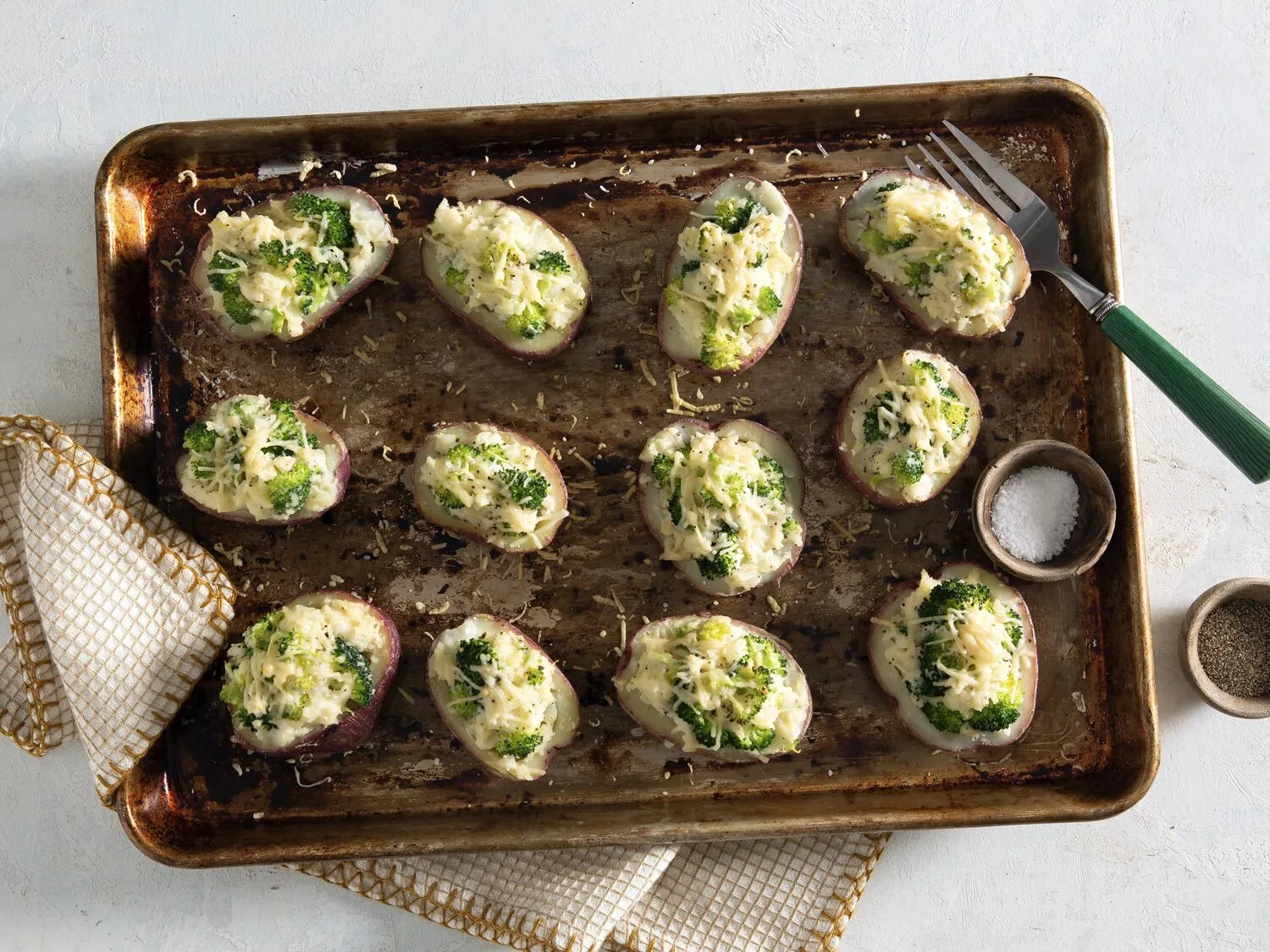 Twice Baked Parmesan Potatoes
