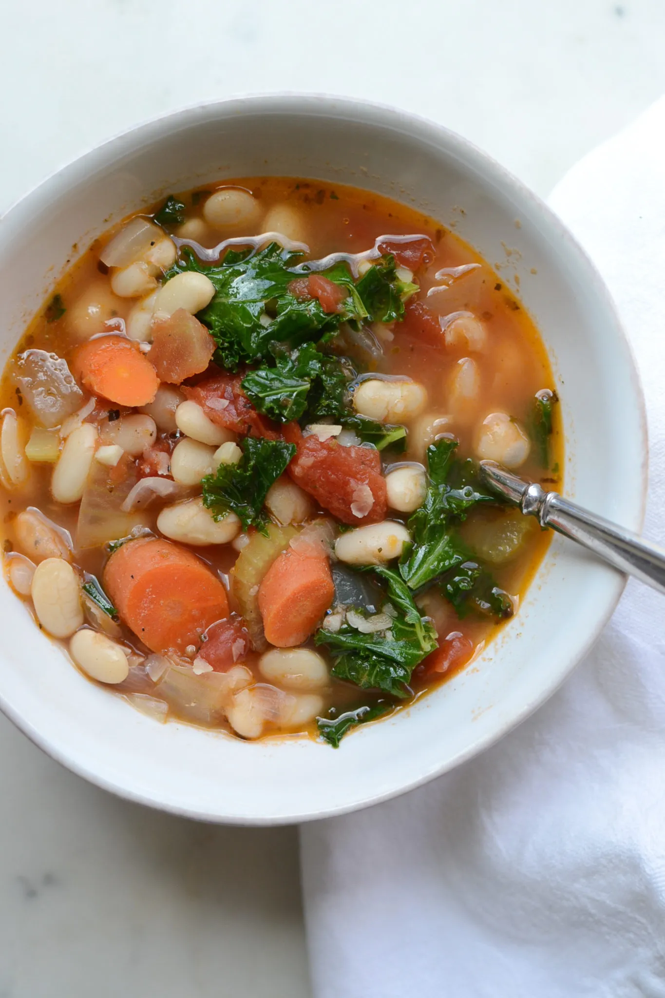 Two Bean Soup with Kale