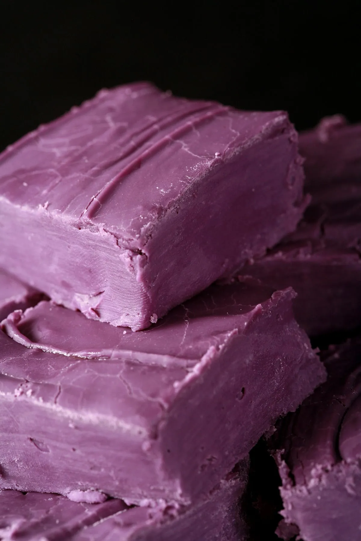 Ube White Chocolate Fudge