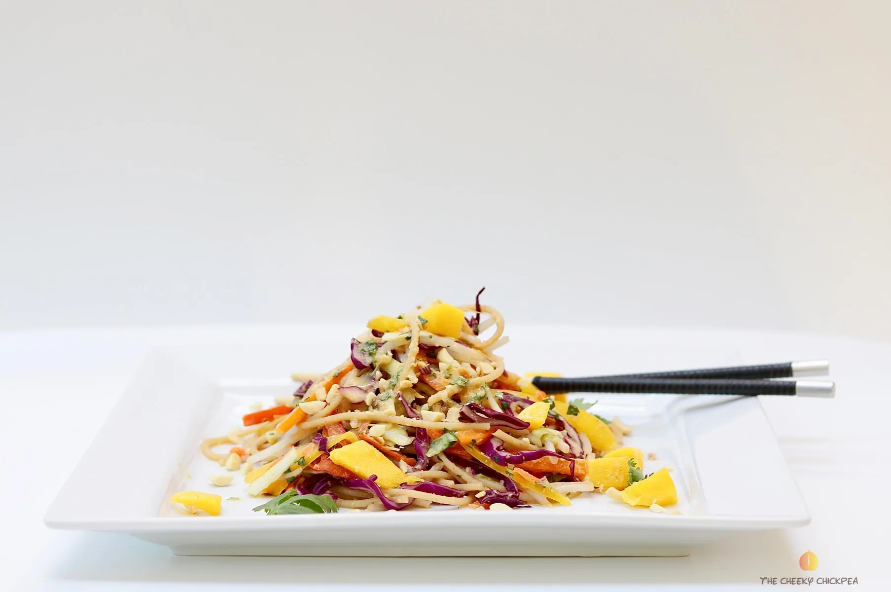 Ultimate Thai Noodle Salad with Lemon Ginger Dressing