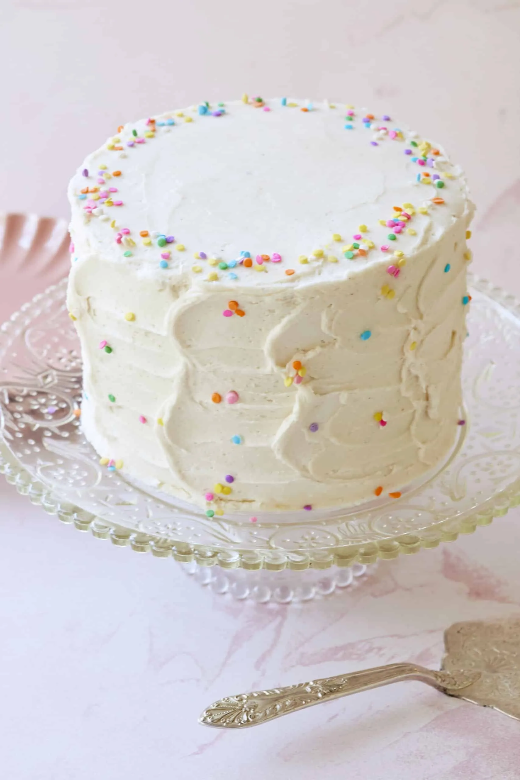 Vanilla Almond Flour Yellow Cake