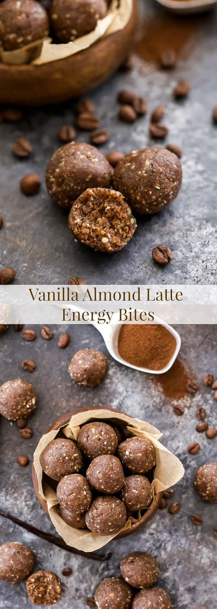 Vanilla Almond Latte Energy Bites
