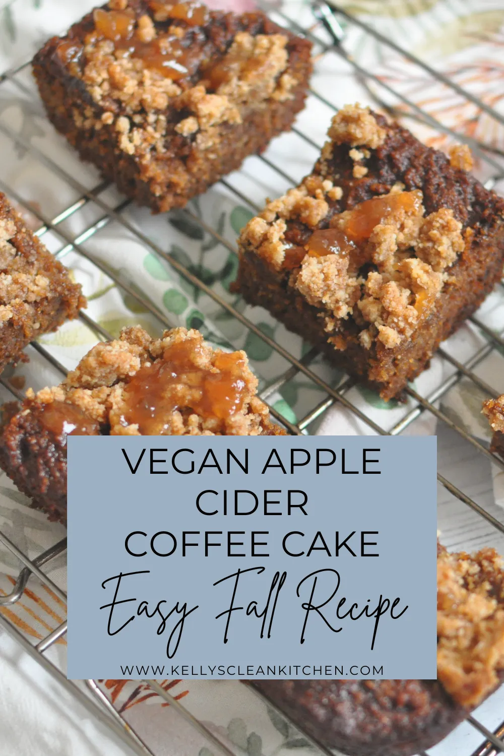 Vegan Apple Cider Coffee Cake