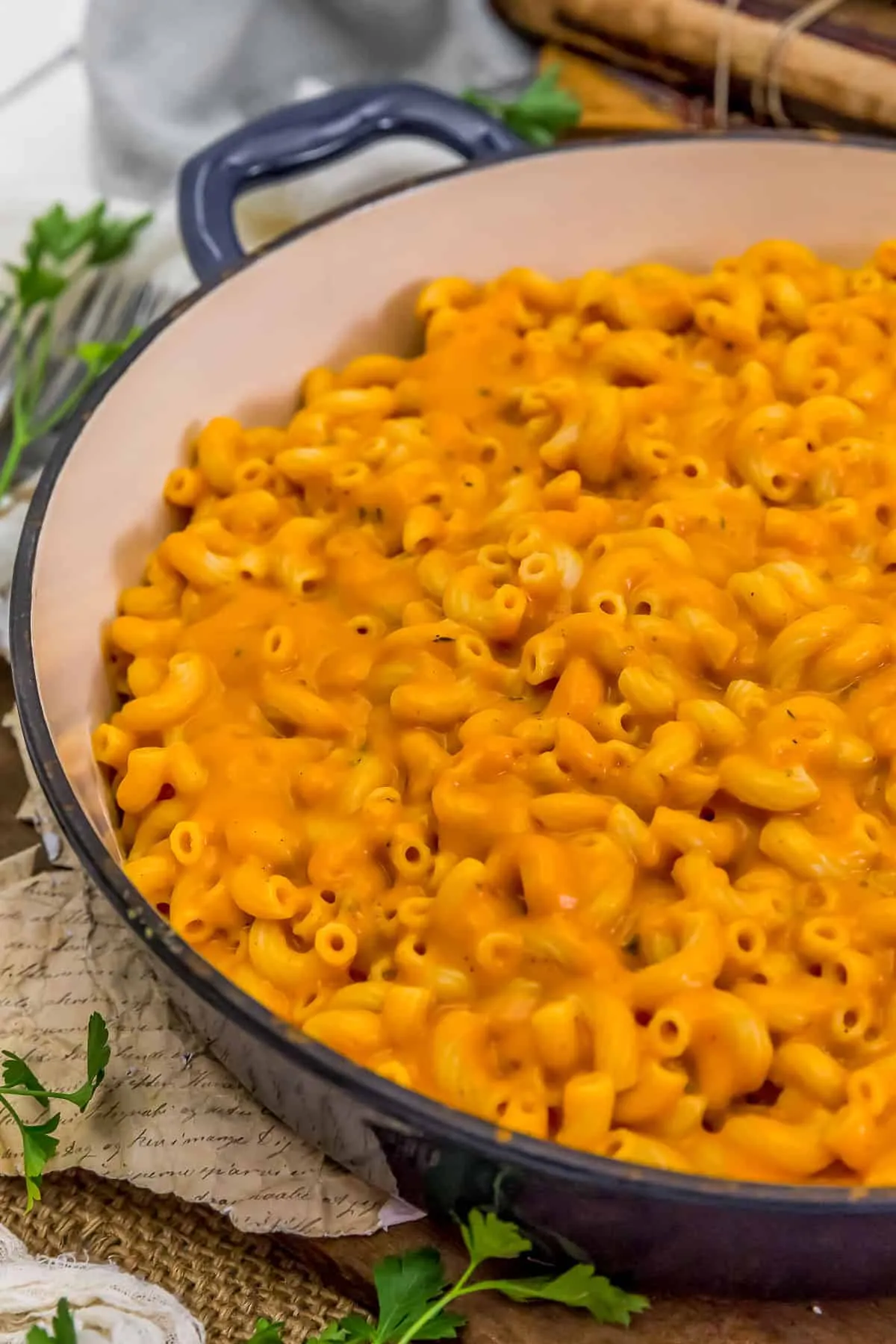Vegan Cajun Macaroni and Cheese